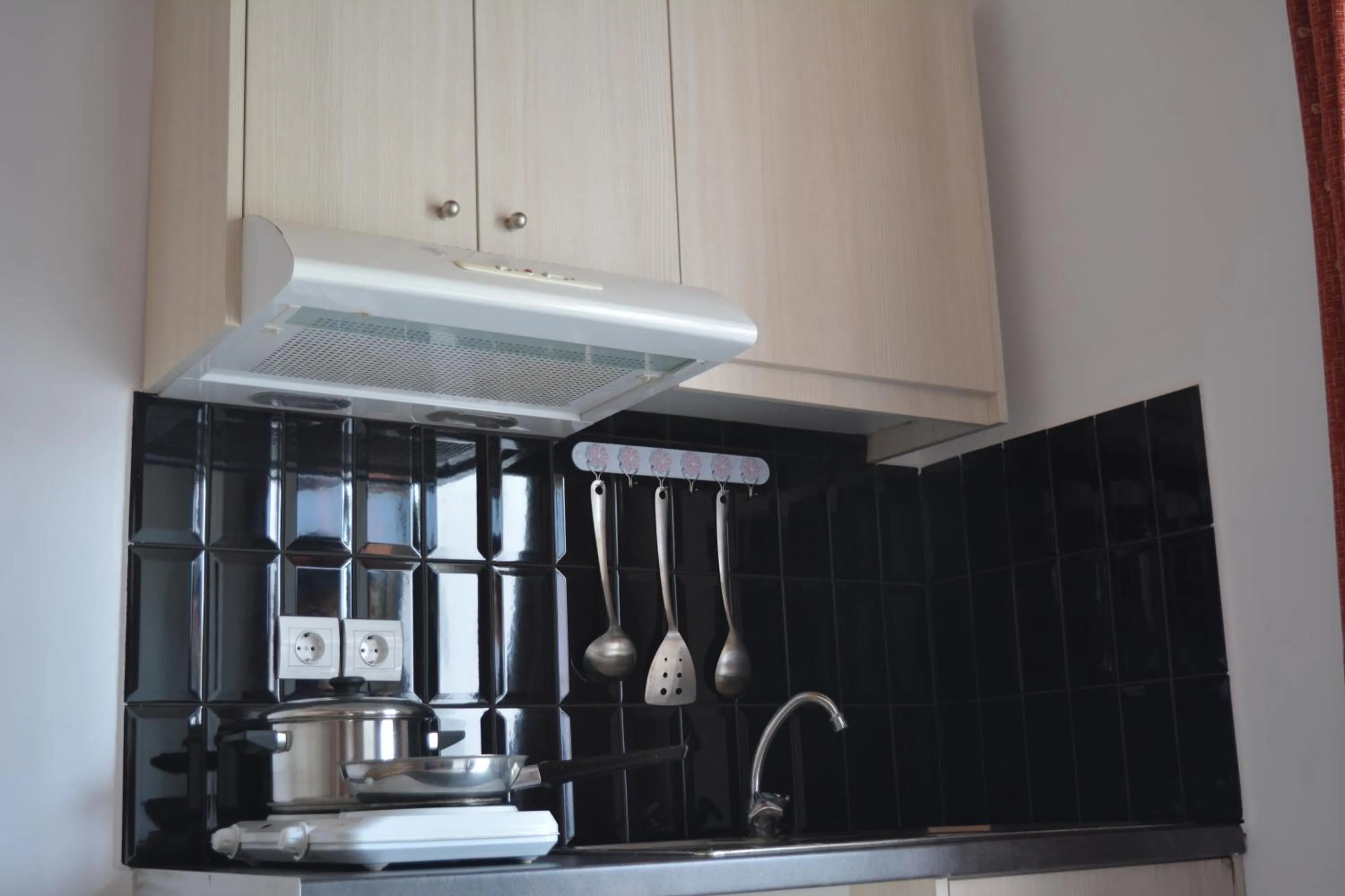 Kitchen or kitchenette in Villa Giorgos