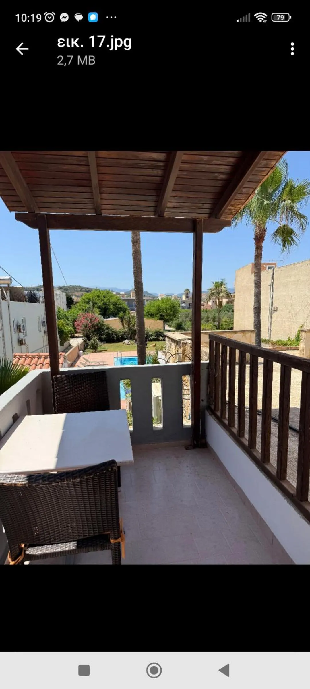 Balcony/Terrace in Villa Giorgos