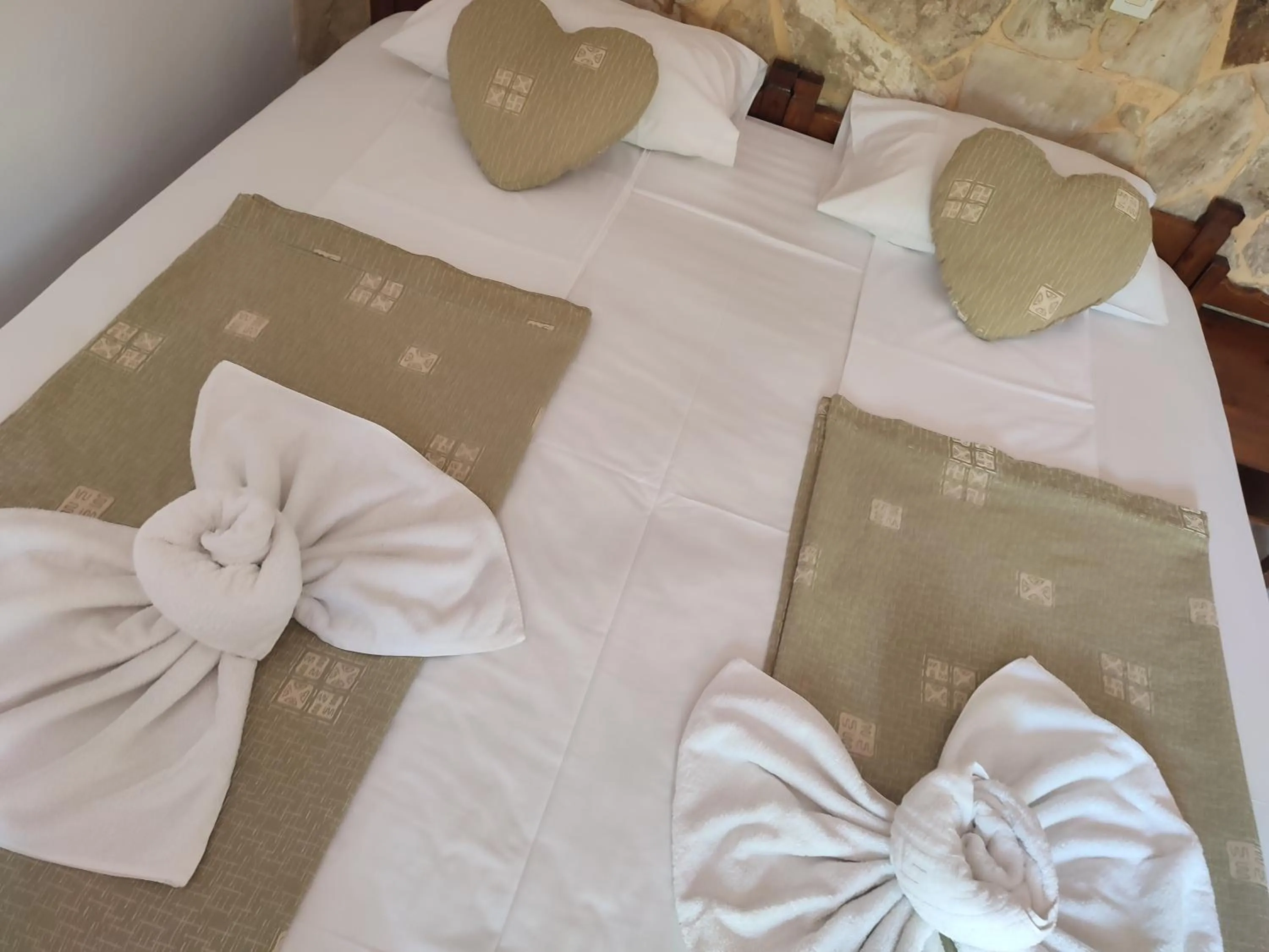 Bed in Villa Giorgos