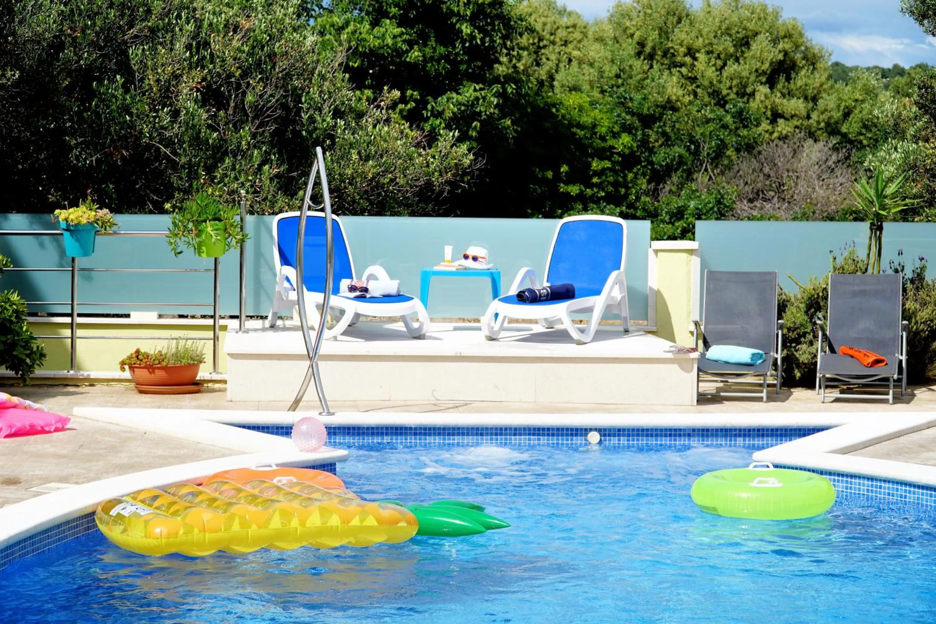 Swimming pool in Apartments Petra