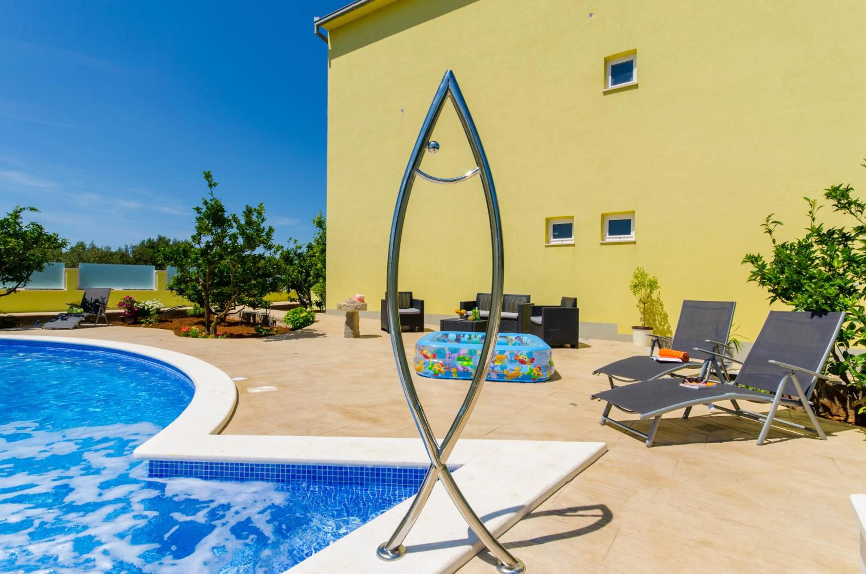 Swimming pool in Apartments Petra