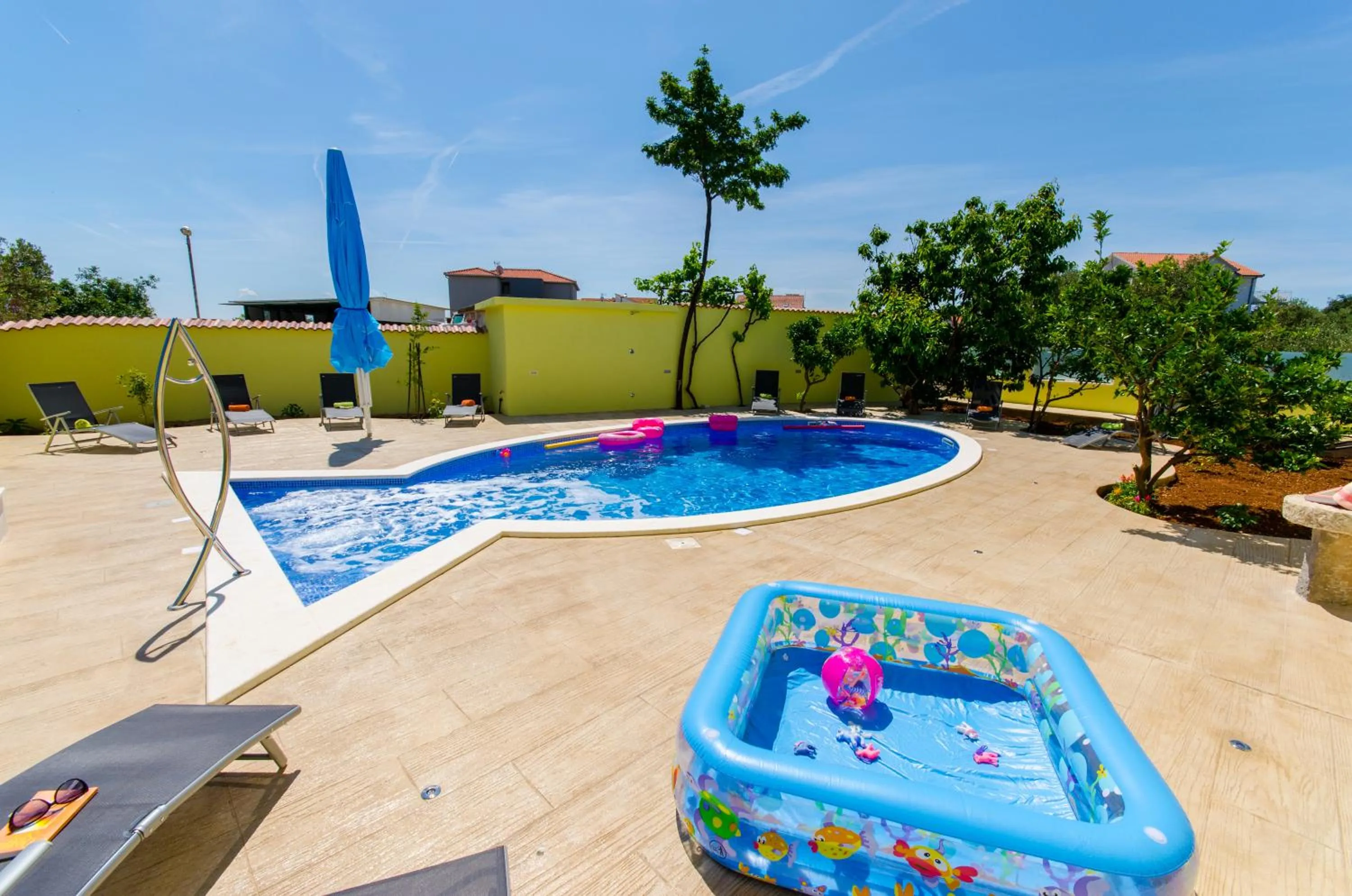 Swimming pool in Apartments Petra