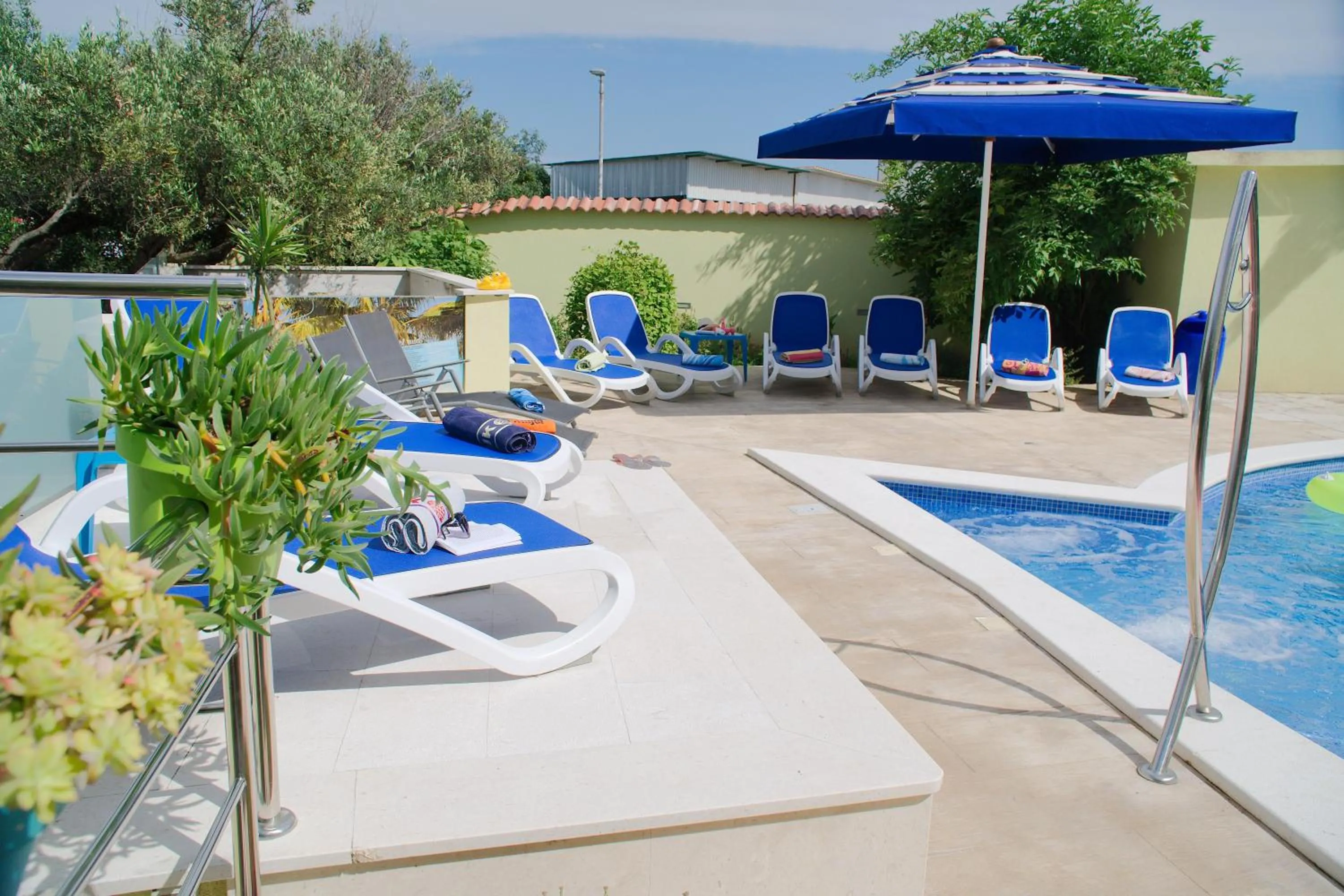 Swimming pool in Apartments Petra