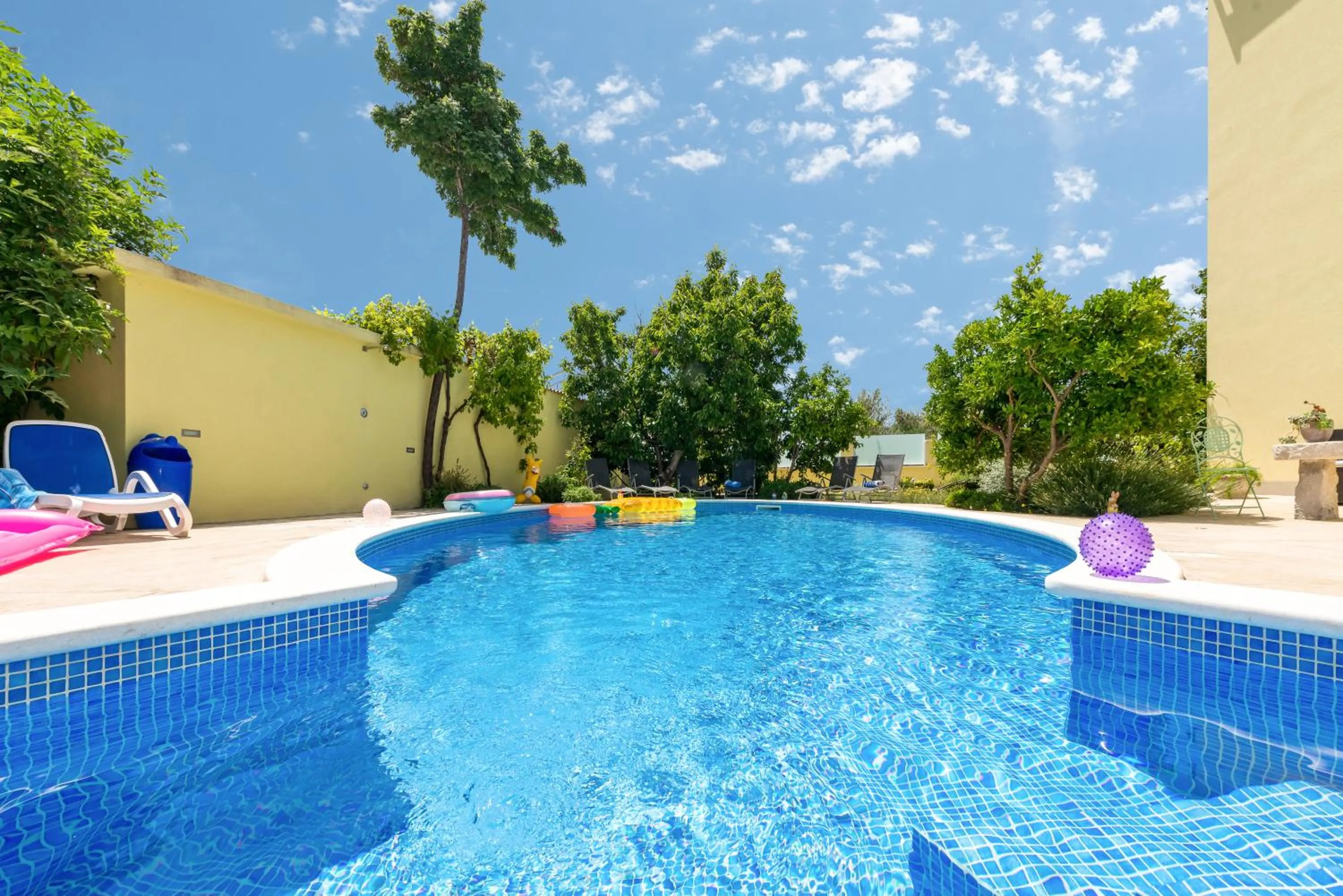 Swimming pool in Apartments Petra