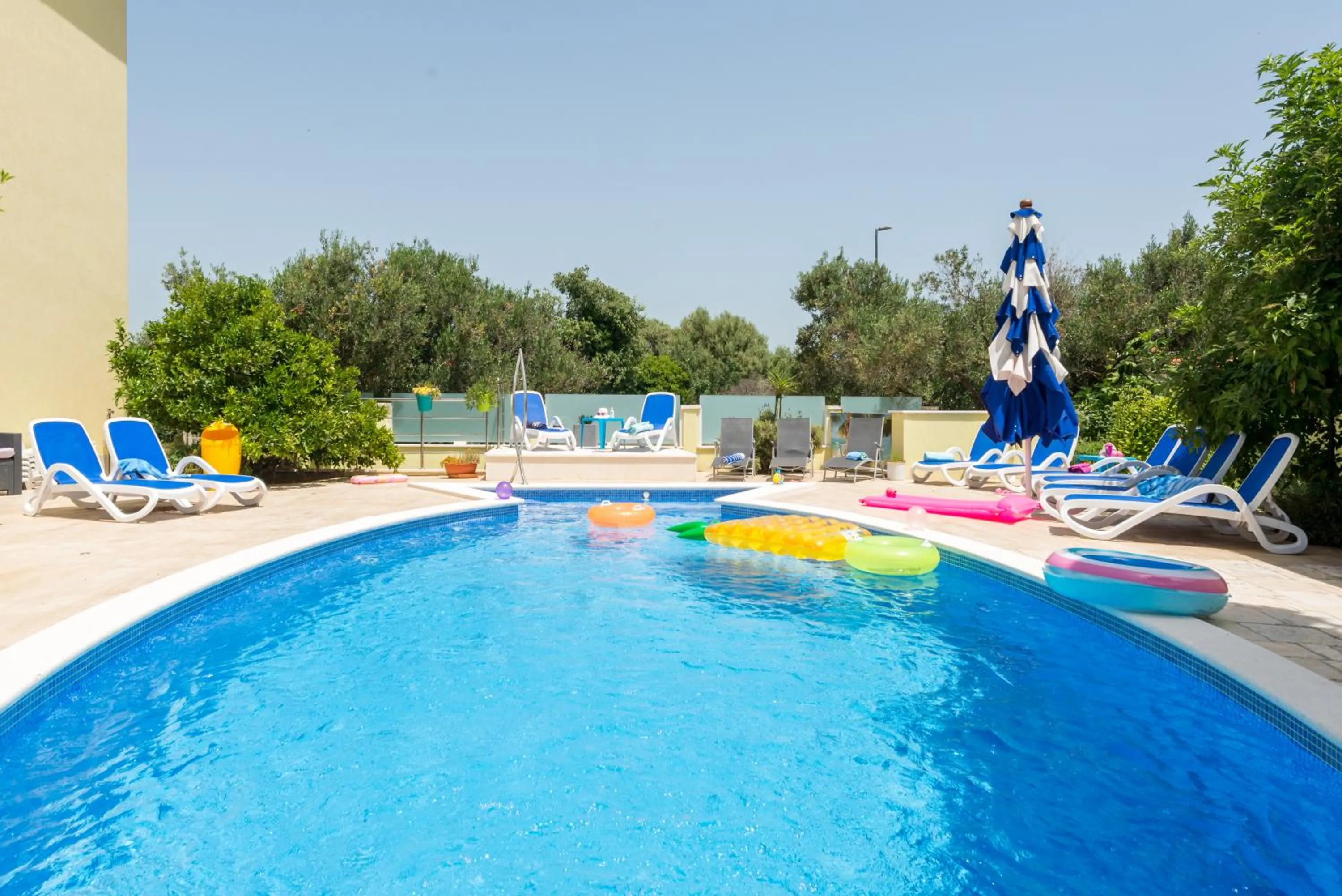 Swimming pool in Apartments Petra