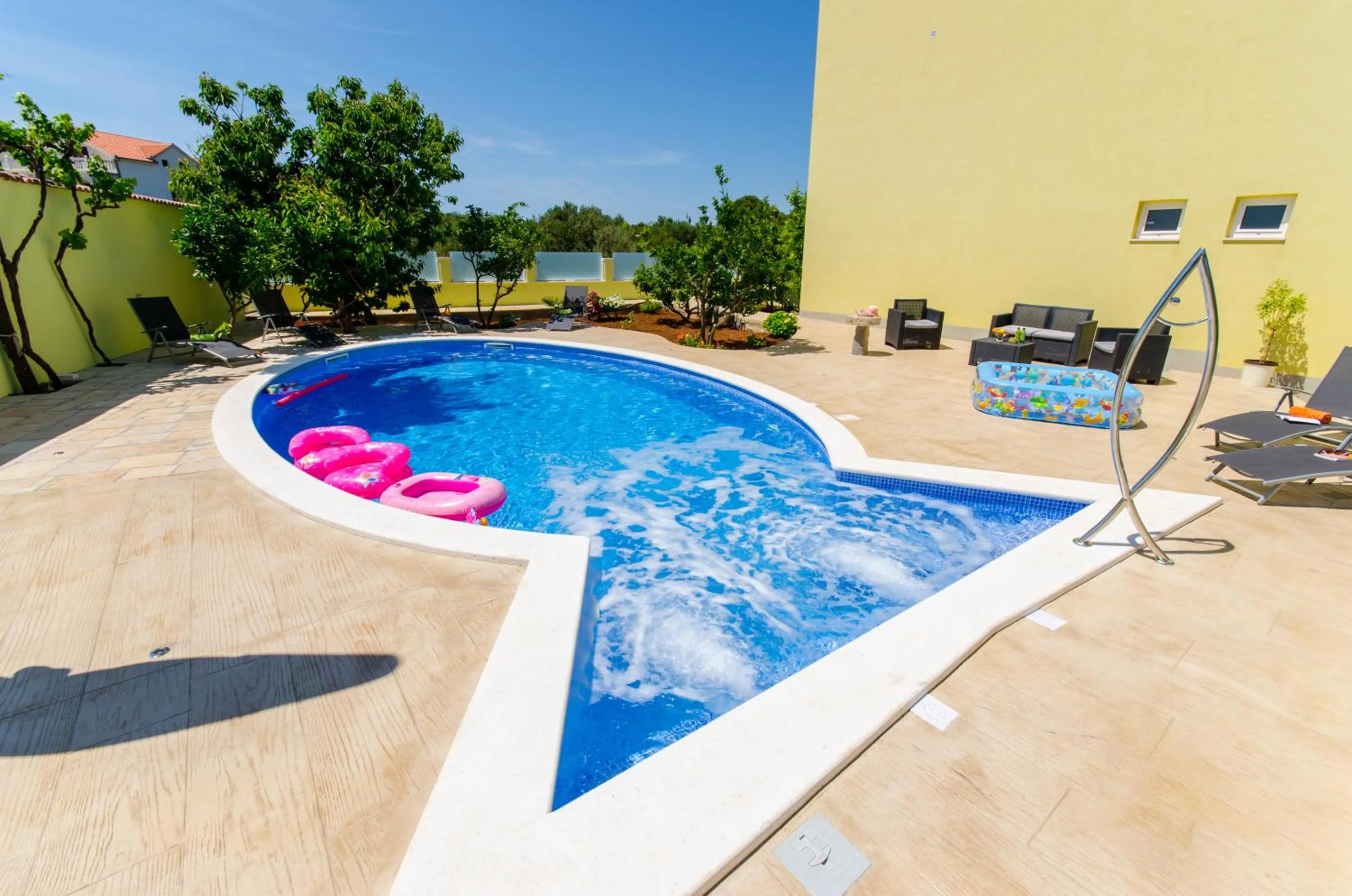 Swimming pool in Apartments Petra