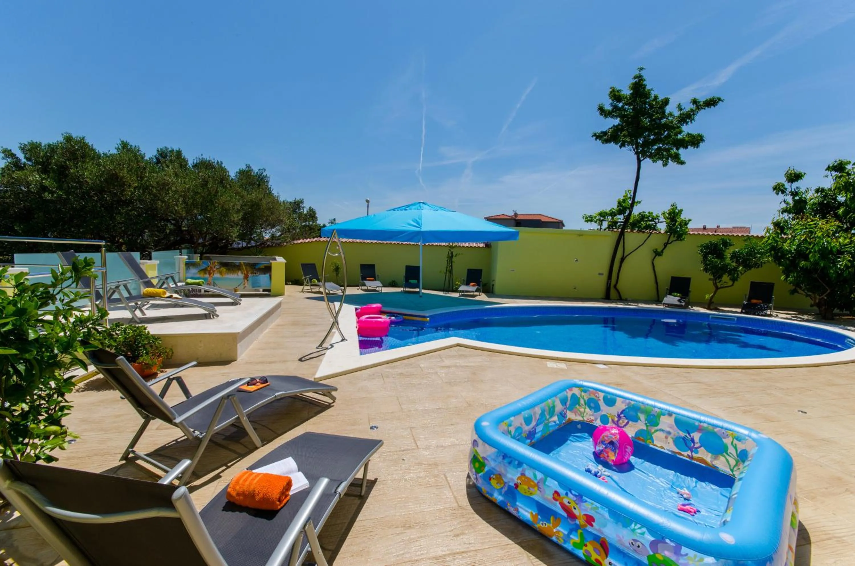 Swimming pool in Apartments Petra