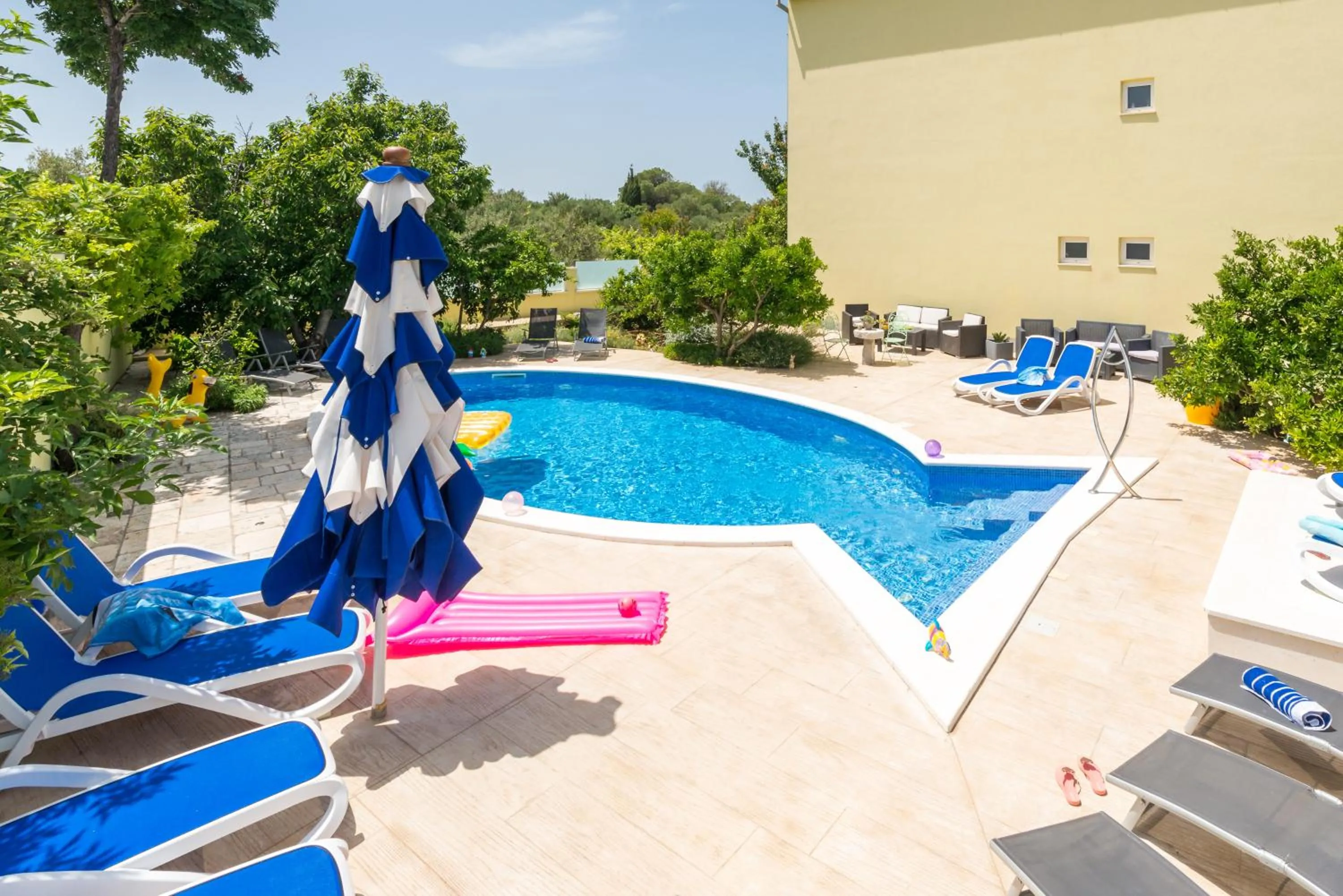 Swimming pool in Apartments Petra