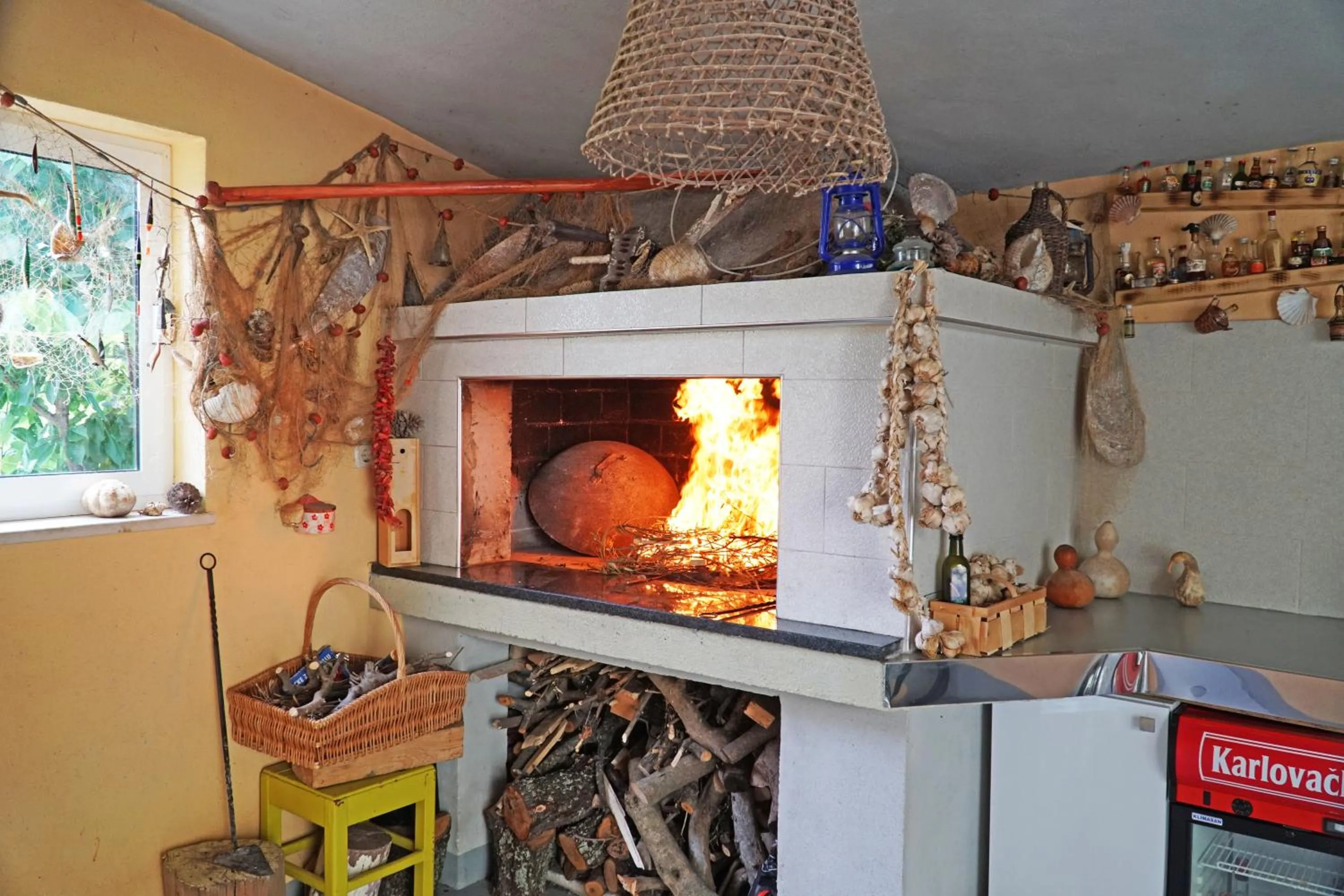 BBQ facilities in Apartments Petra