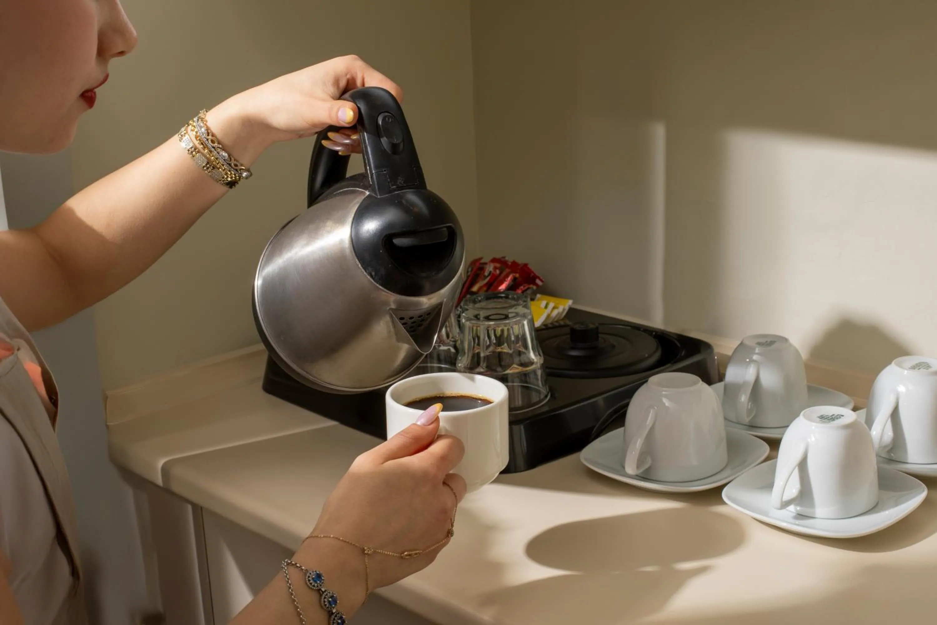 Coffee/tea facilities in Orka Taksim Apart Hotel