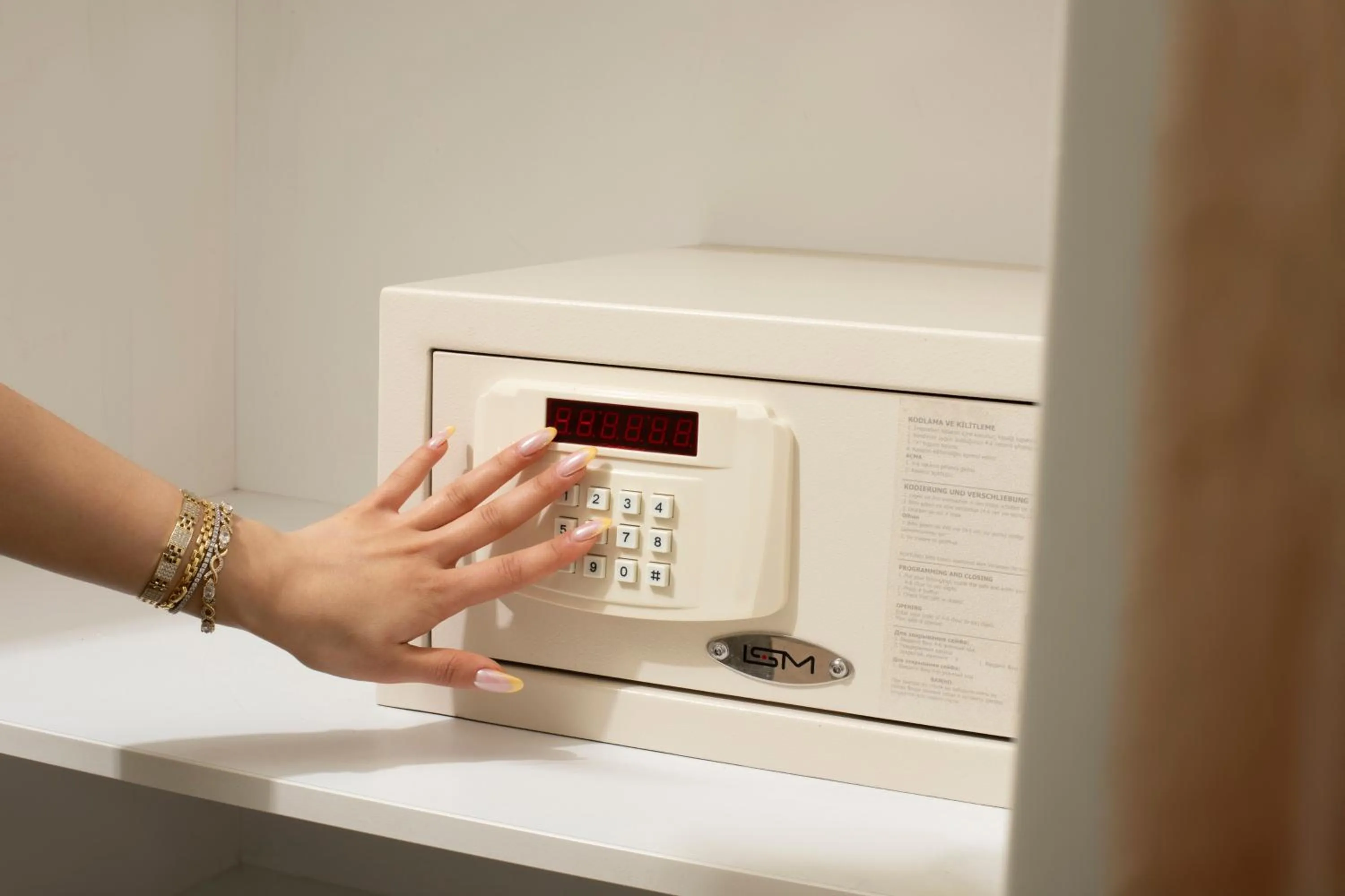 safe in Orka Taksim Apart Hotel