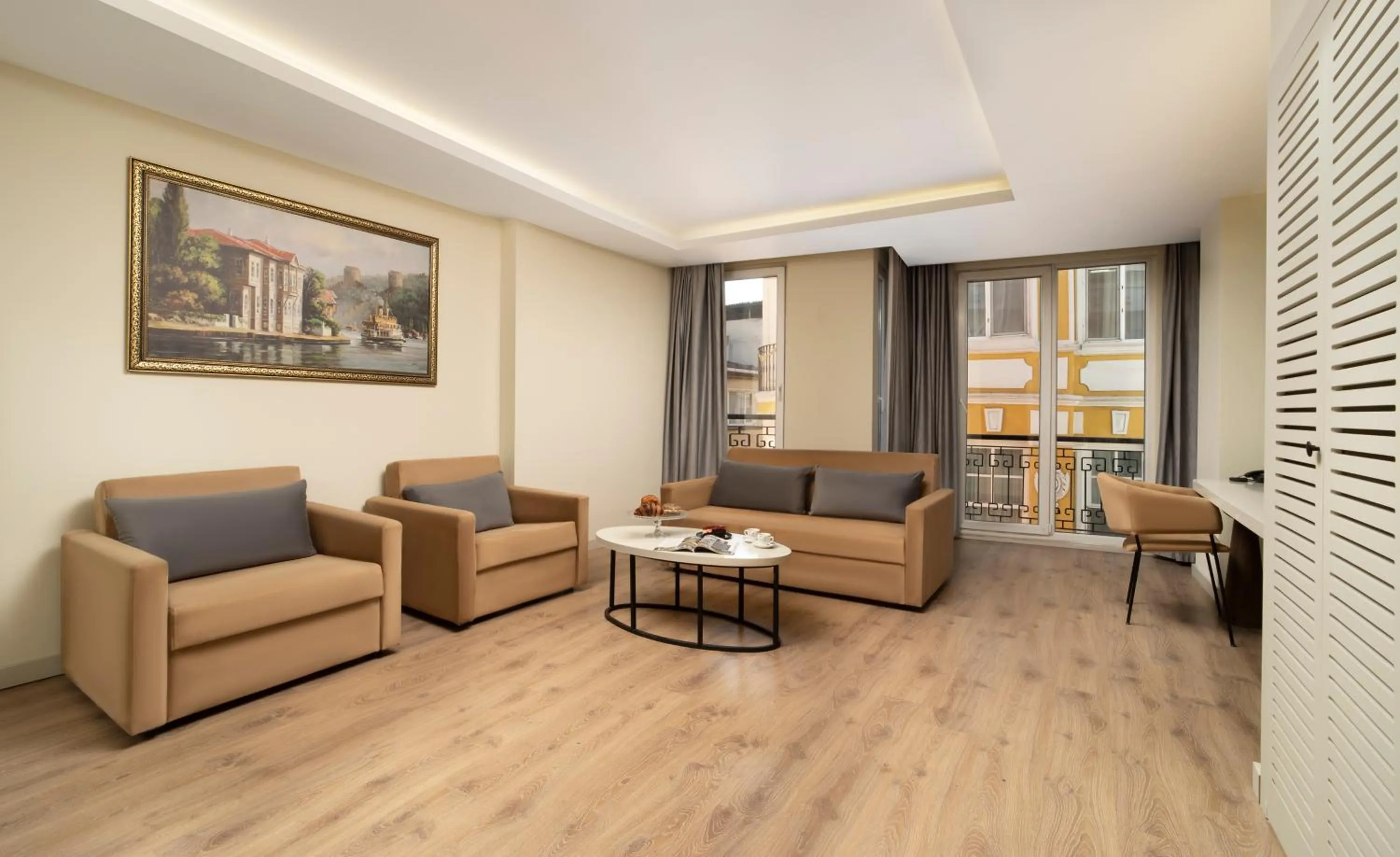 Living room in Orka Taksim Apart Hotel