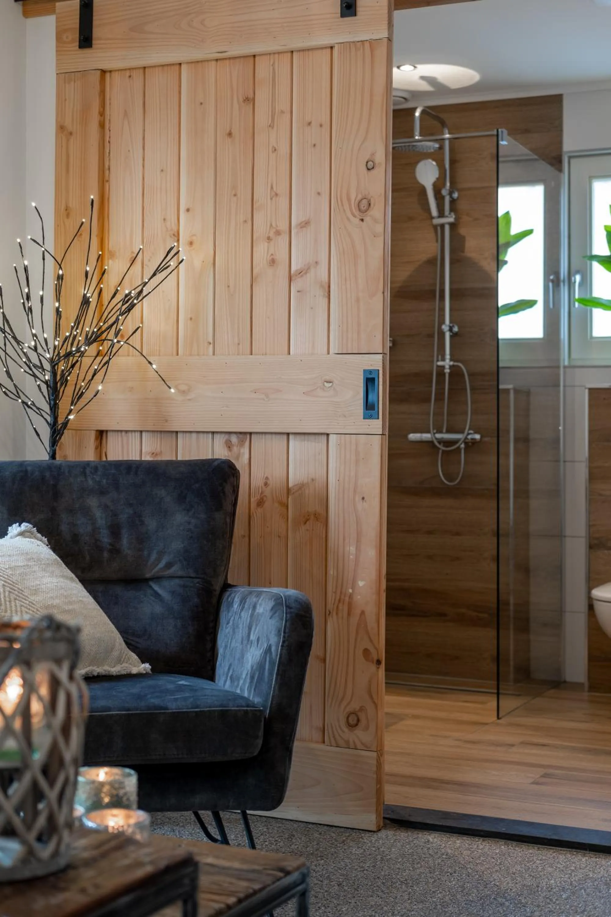 Seating area in Bed & Breakfast De Heughte