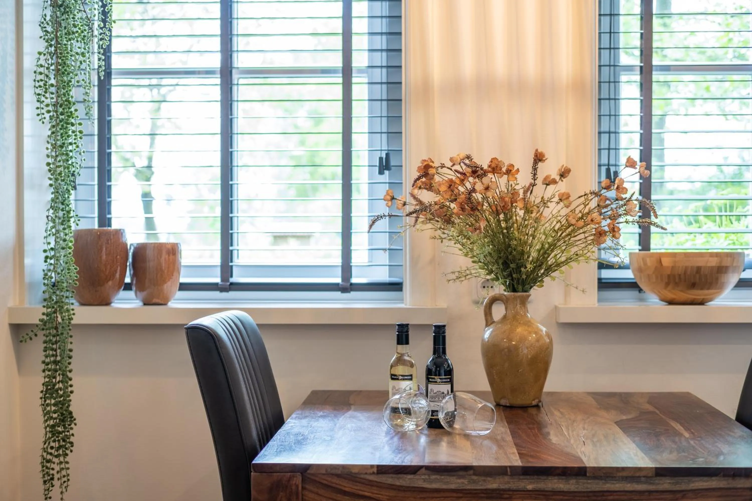 Dining area in Bed & Breakfast De Heughte