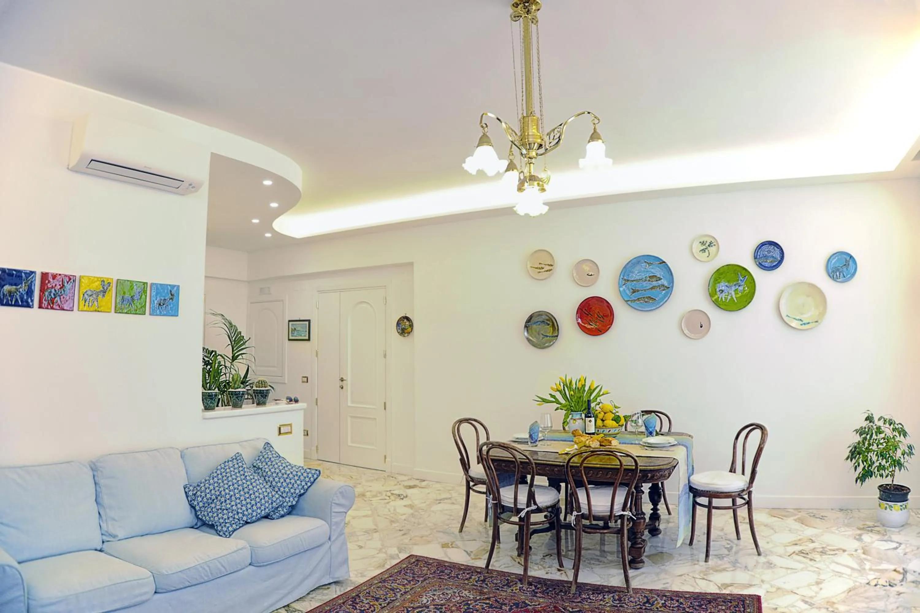 Living room in La Kenzia Casa Vacanze