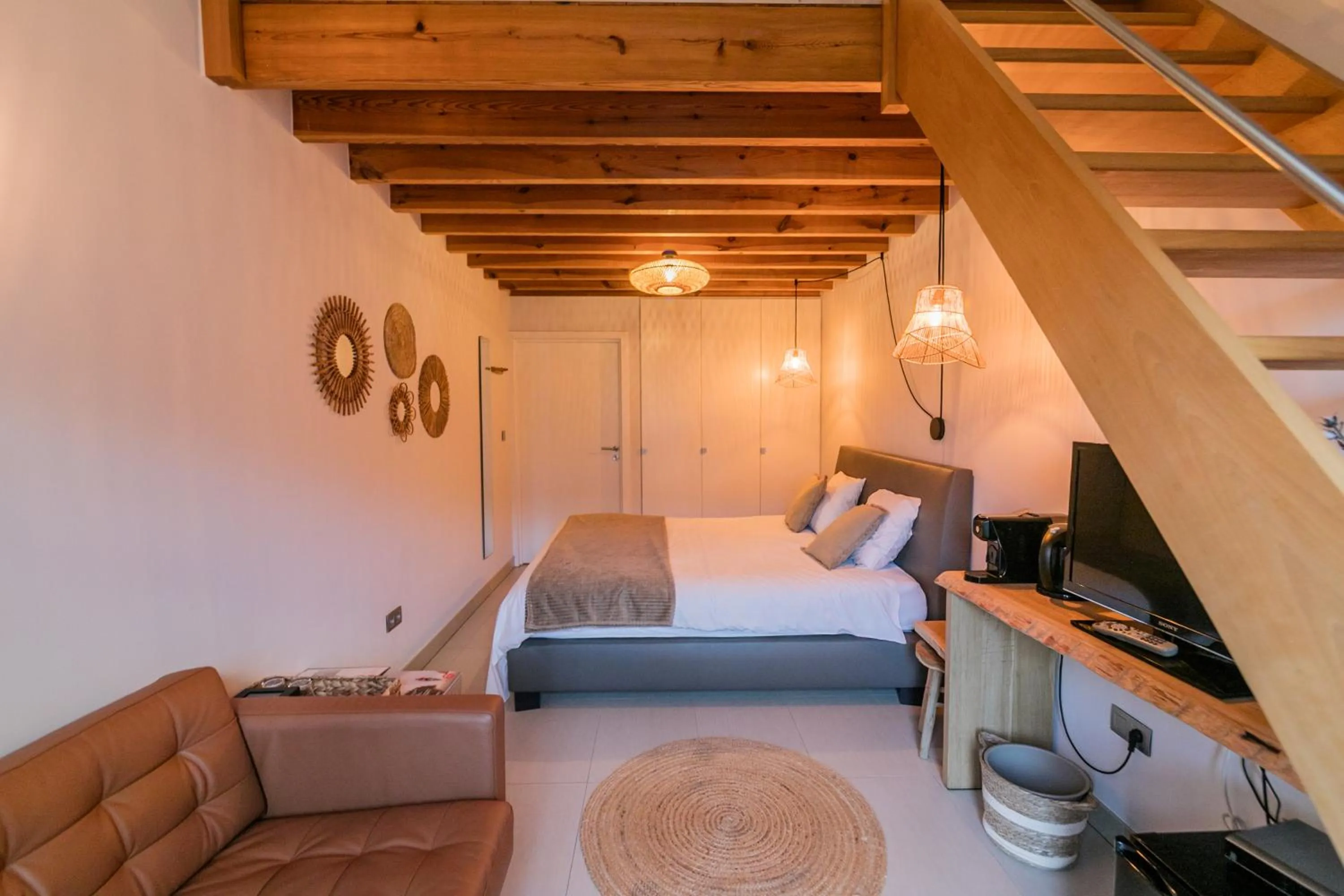 Bed in B&B Villa Curtricias