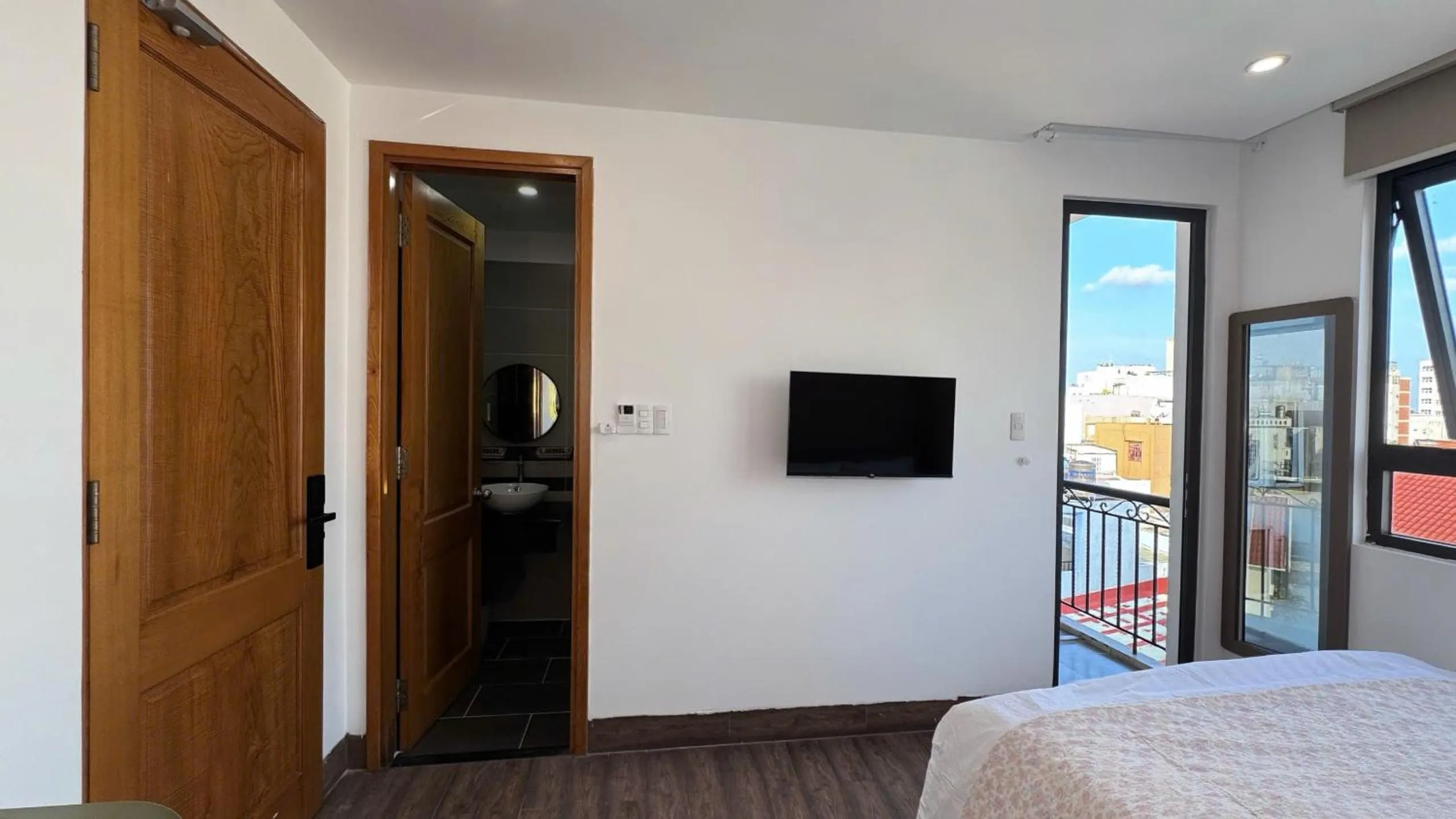 Bed in Nếp Apartment Hotel