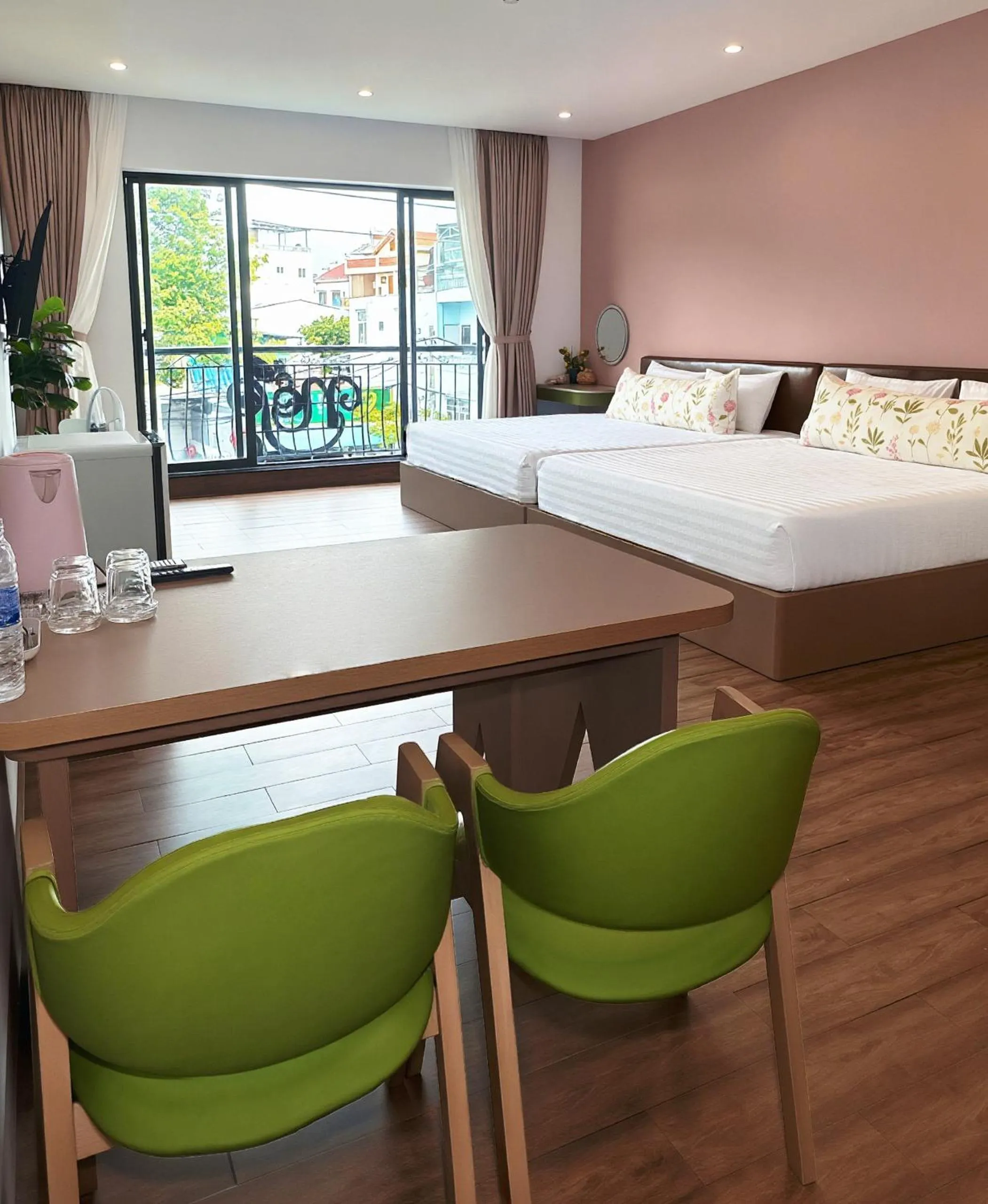 Bed in Nếp Apartment Hotel