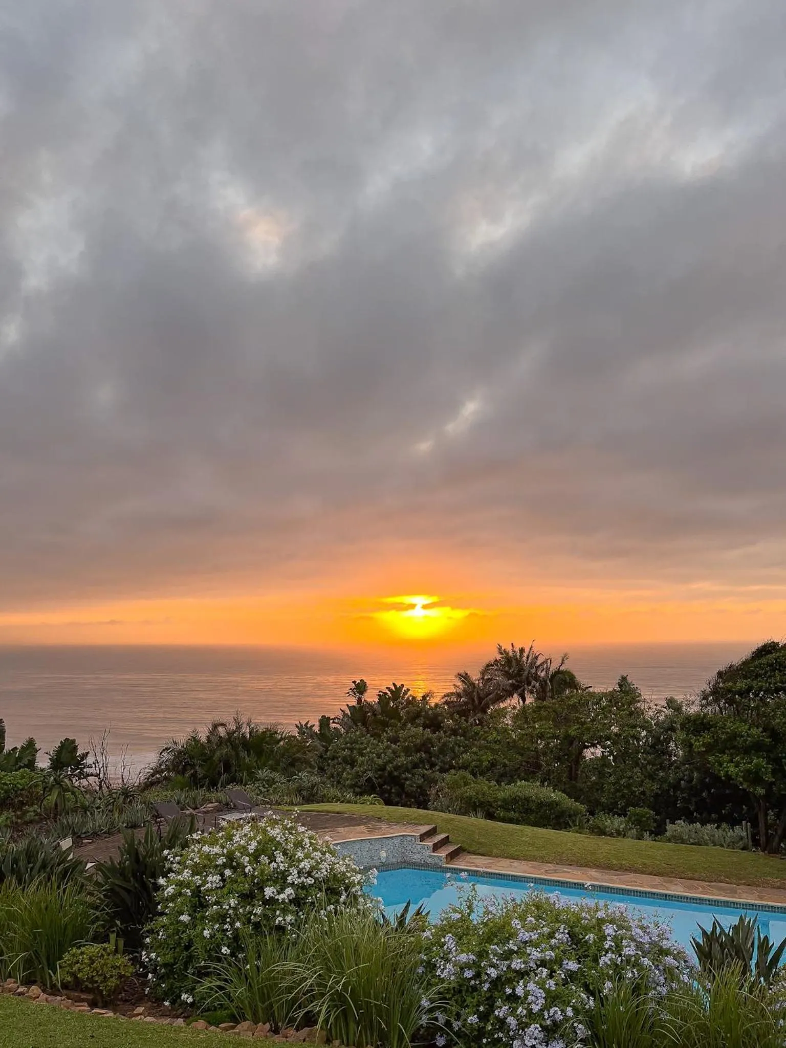 Pool view in Botha House