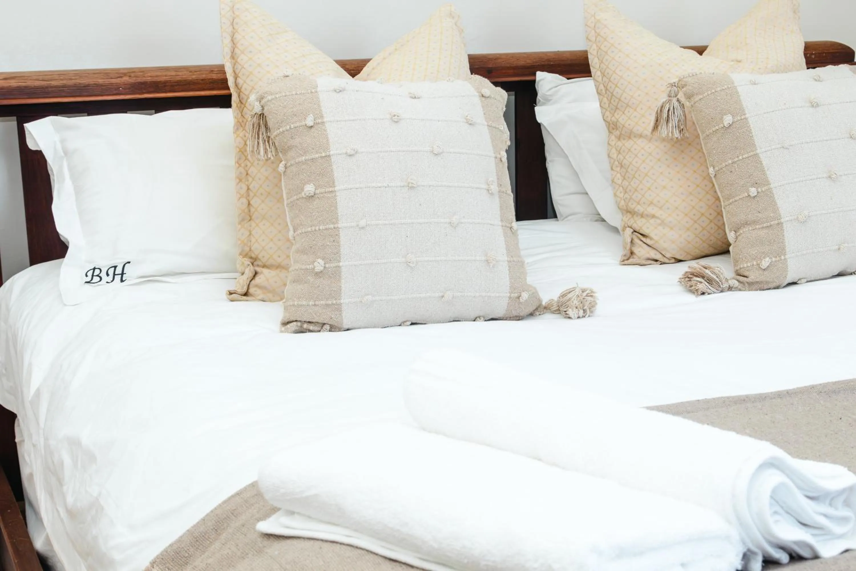 Decorative detail, Bed in Botha House