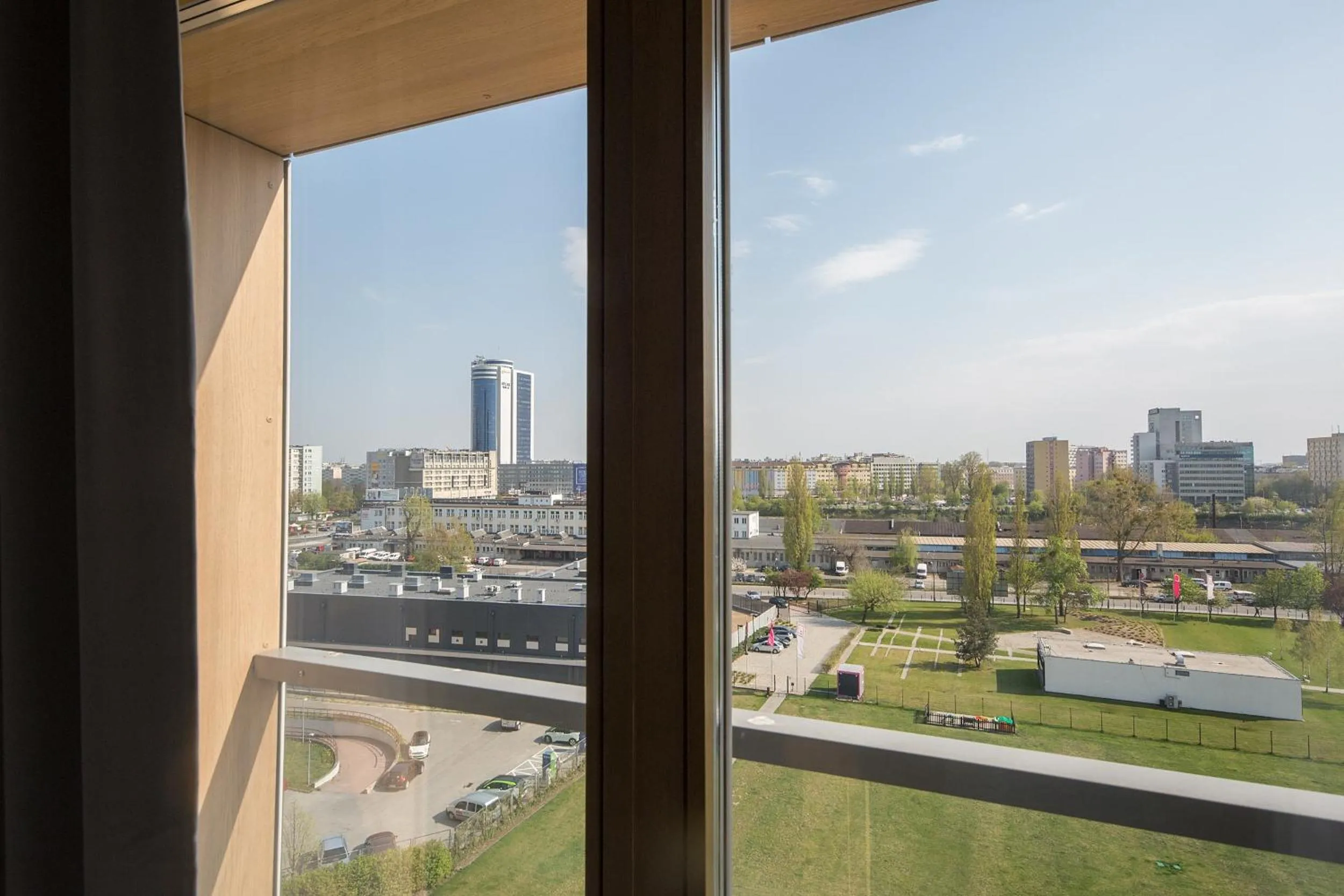 City view in ShortStayPoland Kolejowa (B10)