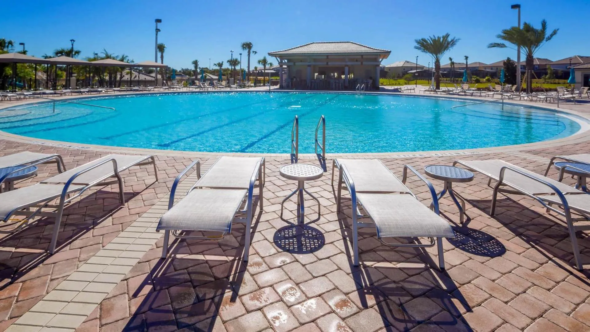 Swimming pool in Moonlight Ridge - 5 bed ChampionsGate Resort pool home