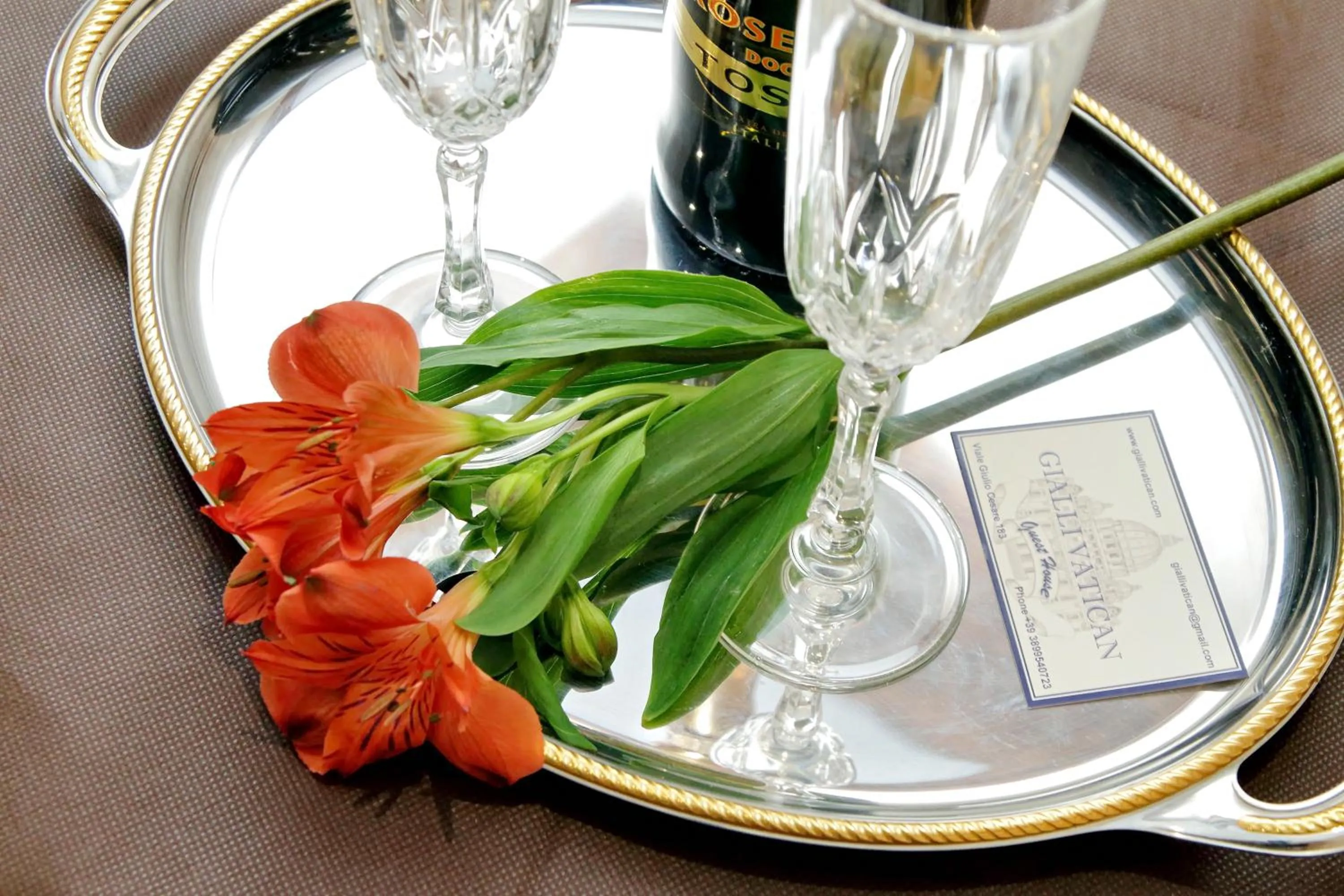 Decorative detail in Gialli Vatican Guesthouse