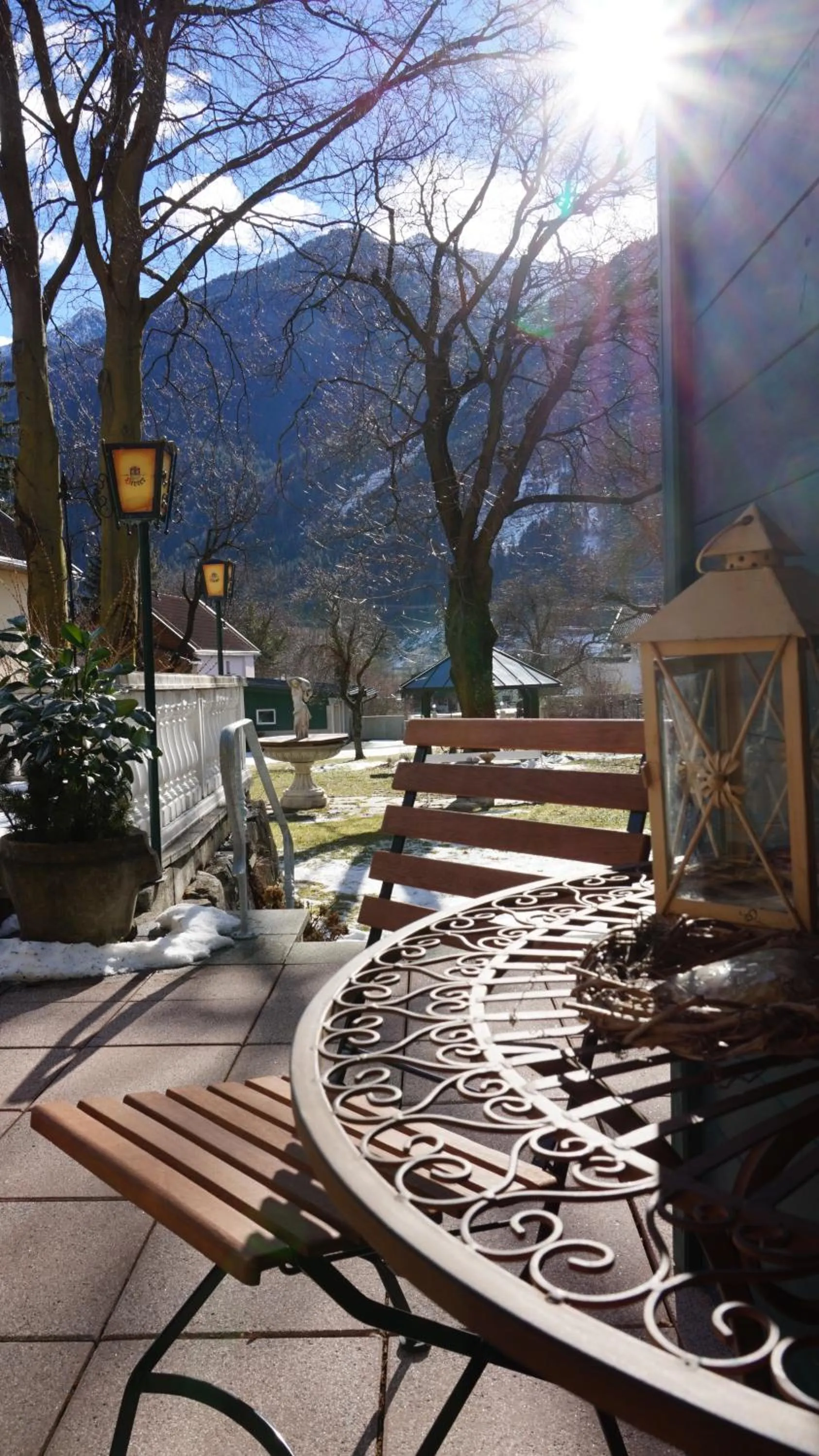 Garden in Landhotel Pacher