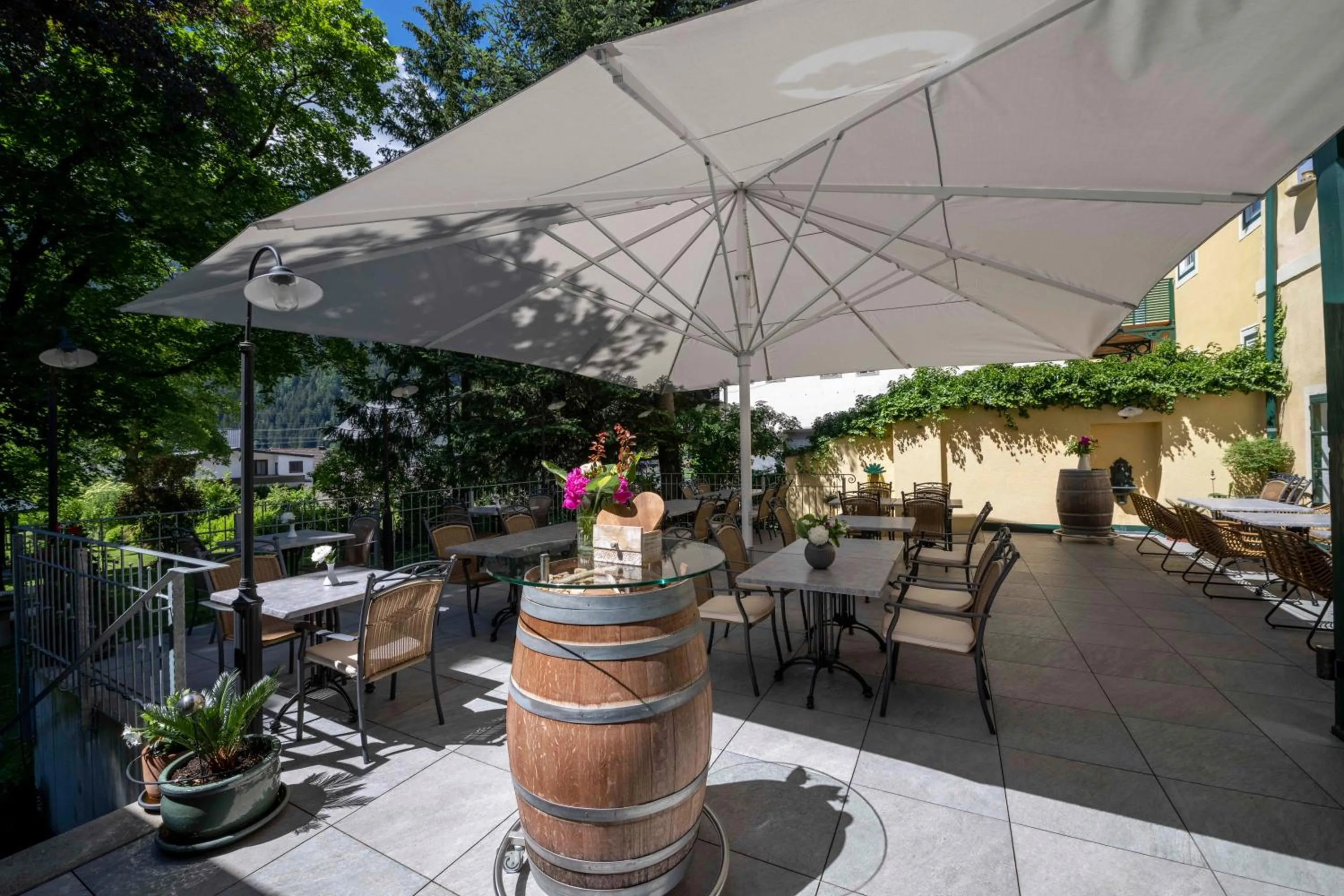 Patio in Landhotel Pacher
