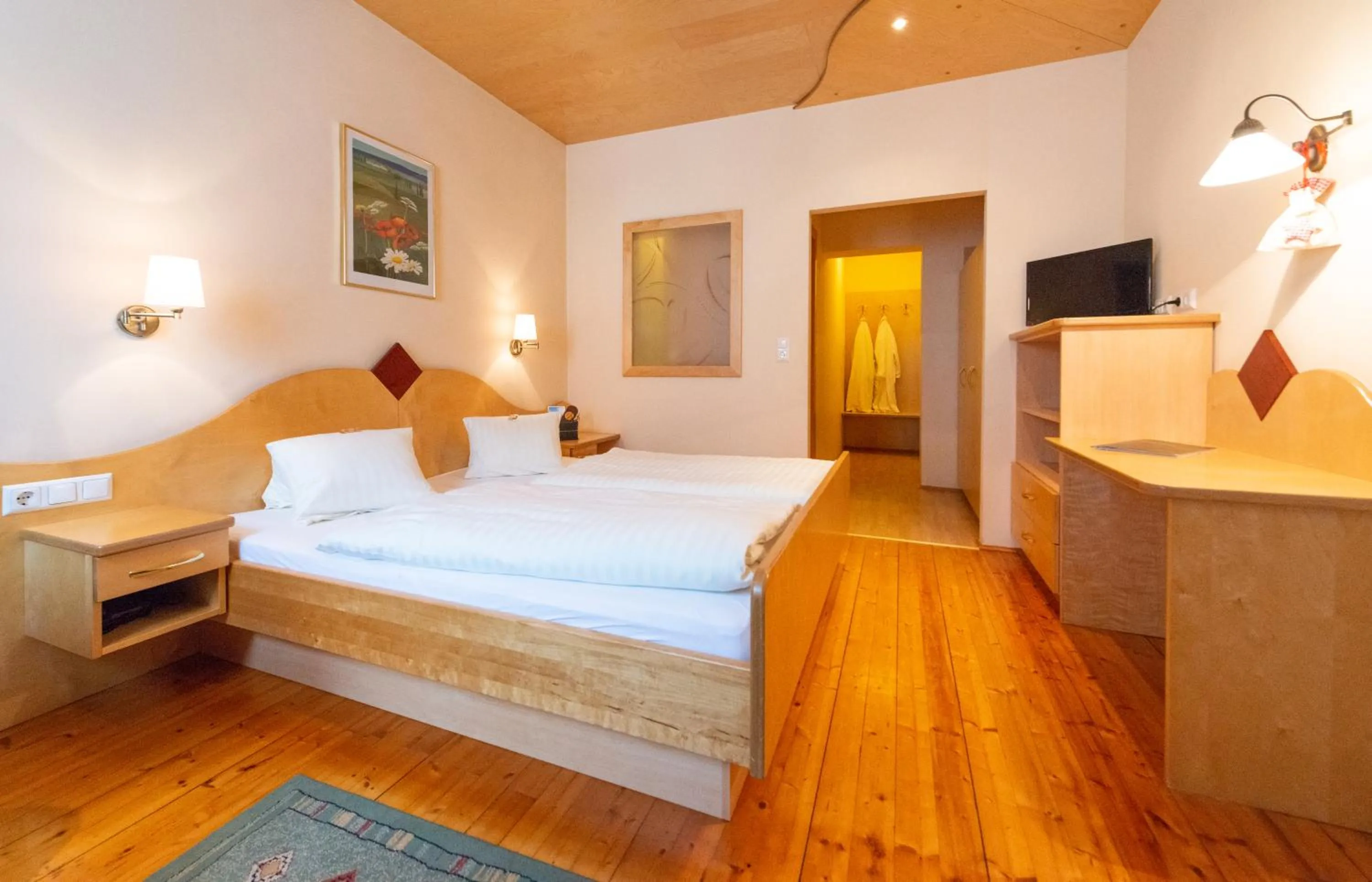 Bed in Landhotel Pacher