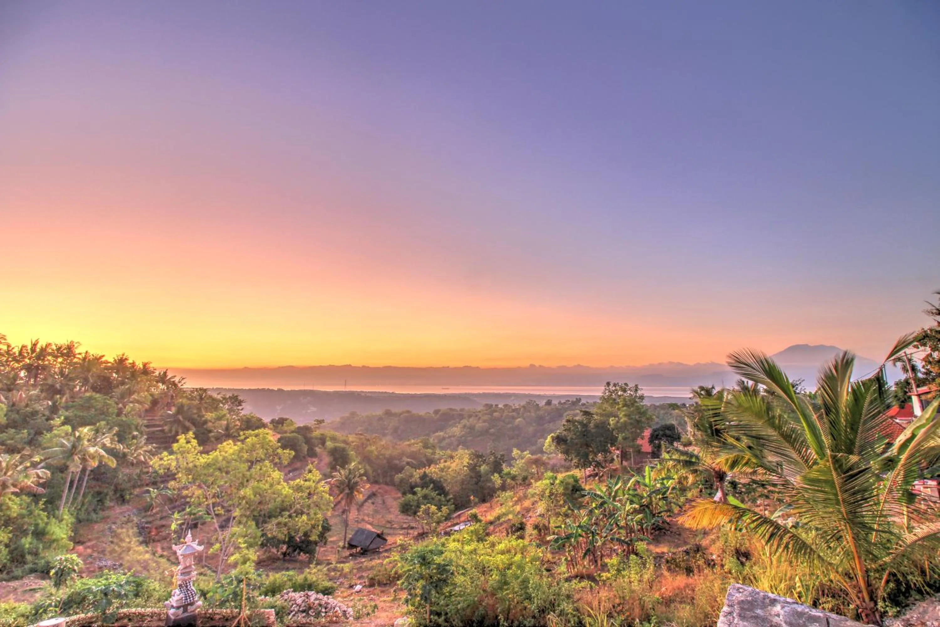 Natural landscape in Arya Resort Nusa Penida