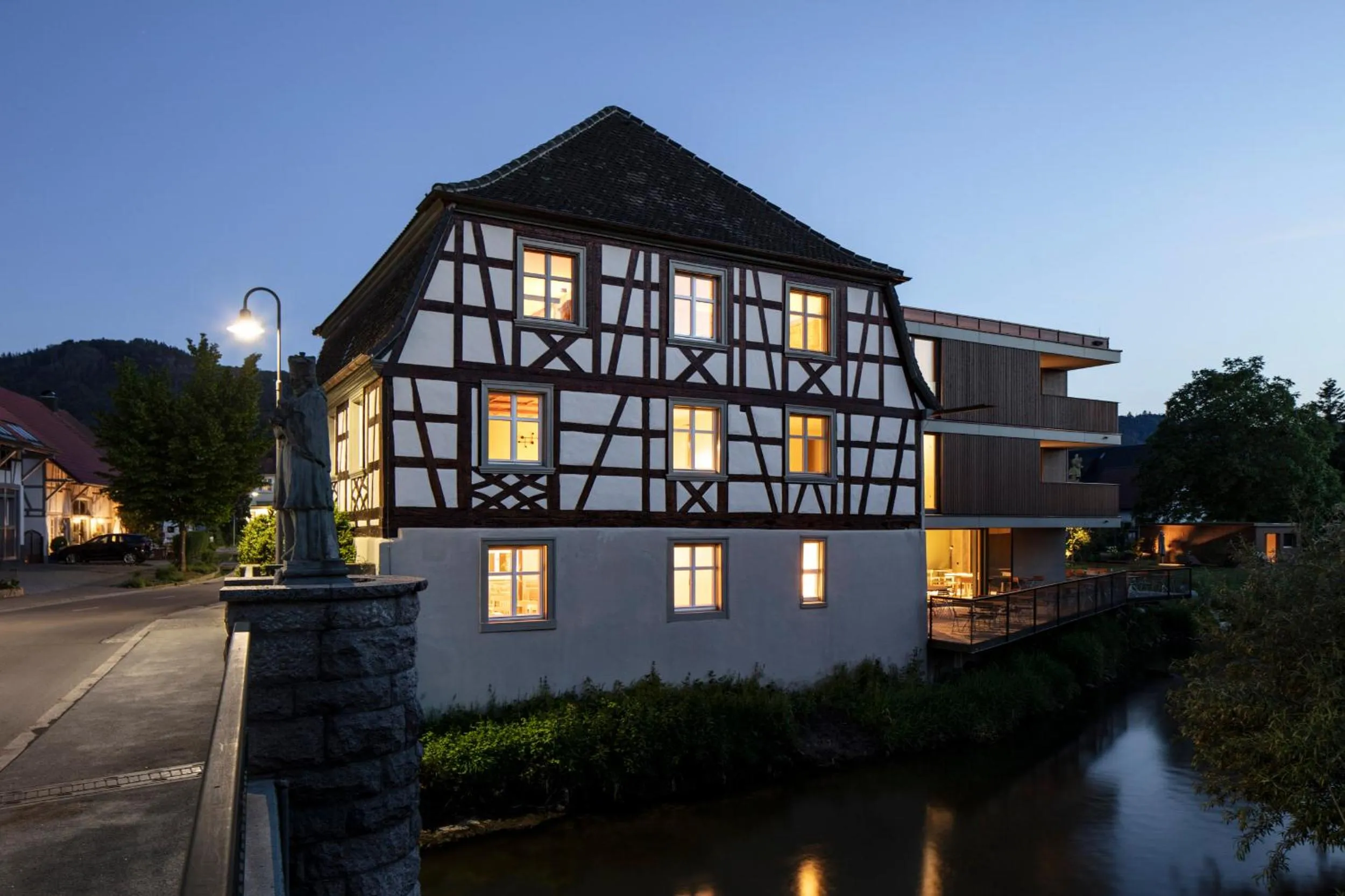 Property building in Sternen Bohlingen Aparthotel