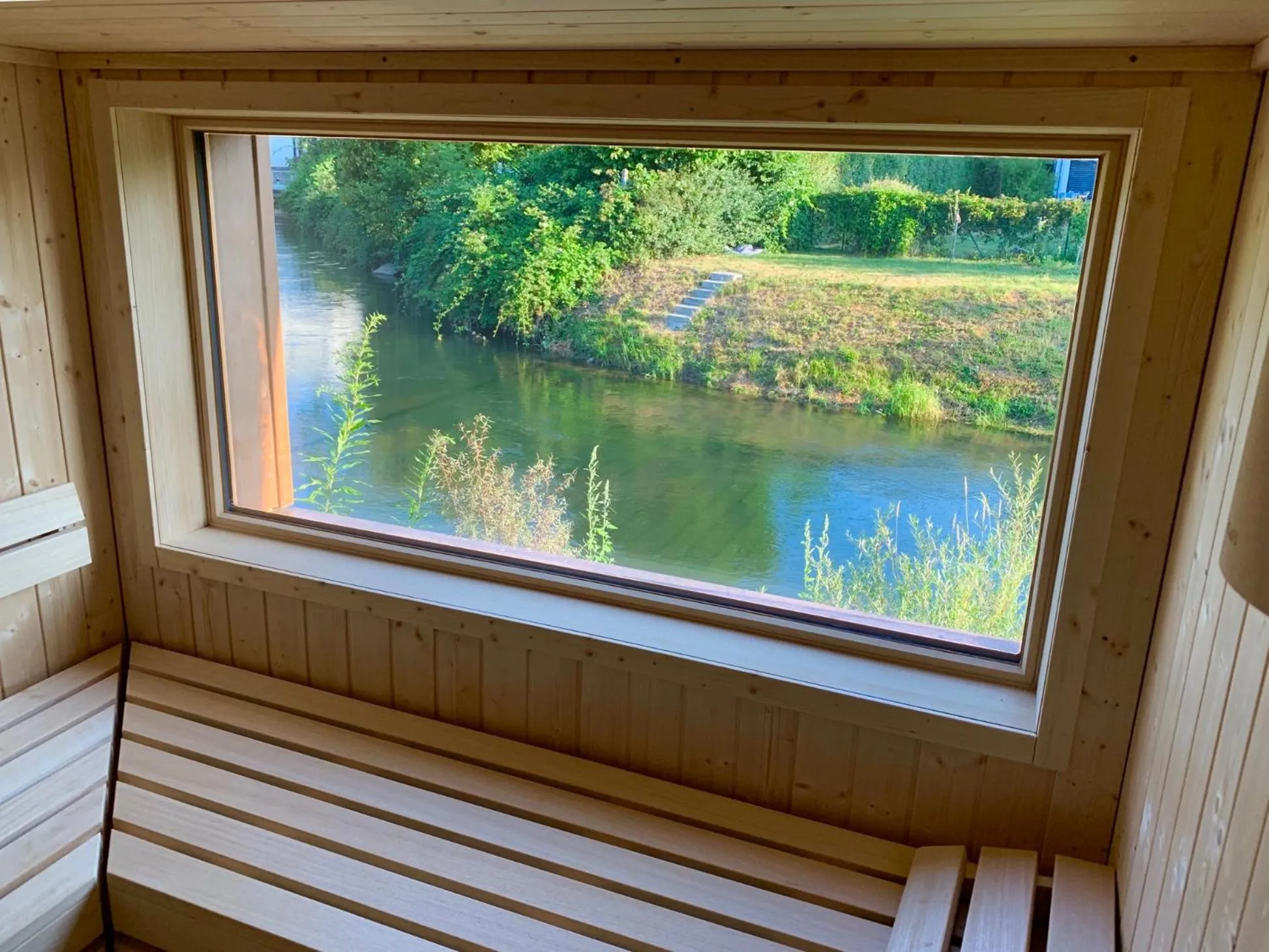 Sauna in Sternen Bohlingen Aparthotel