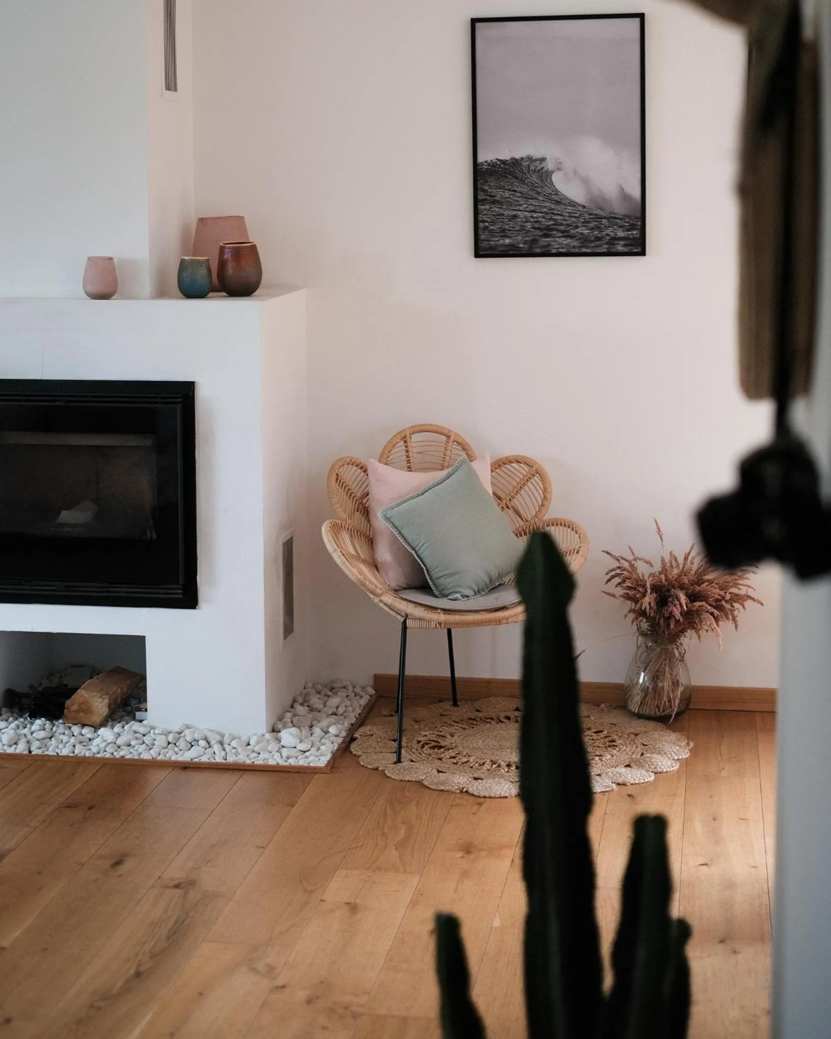 Living room in Villa Sayulita Surfhouse