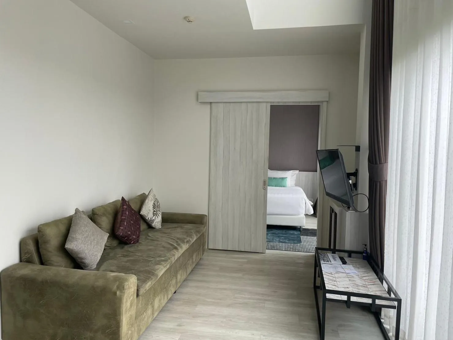 Living room, Bed in TREX Buriram Boutique Hotel