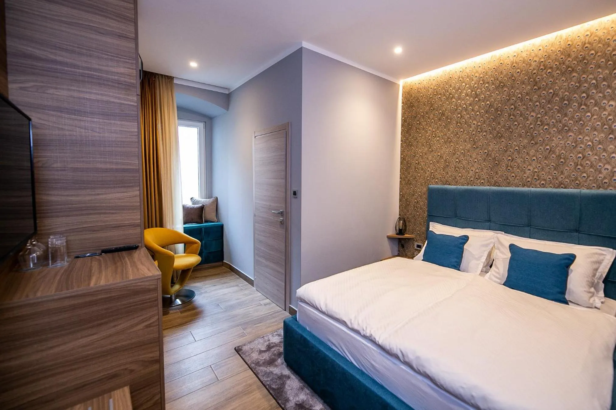 Bed in Teatro Suite & Rooms