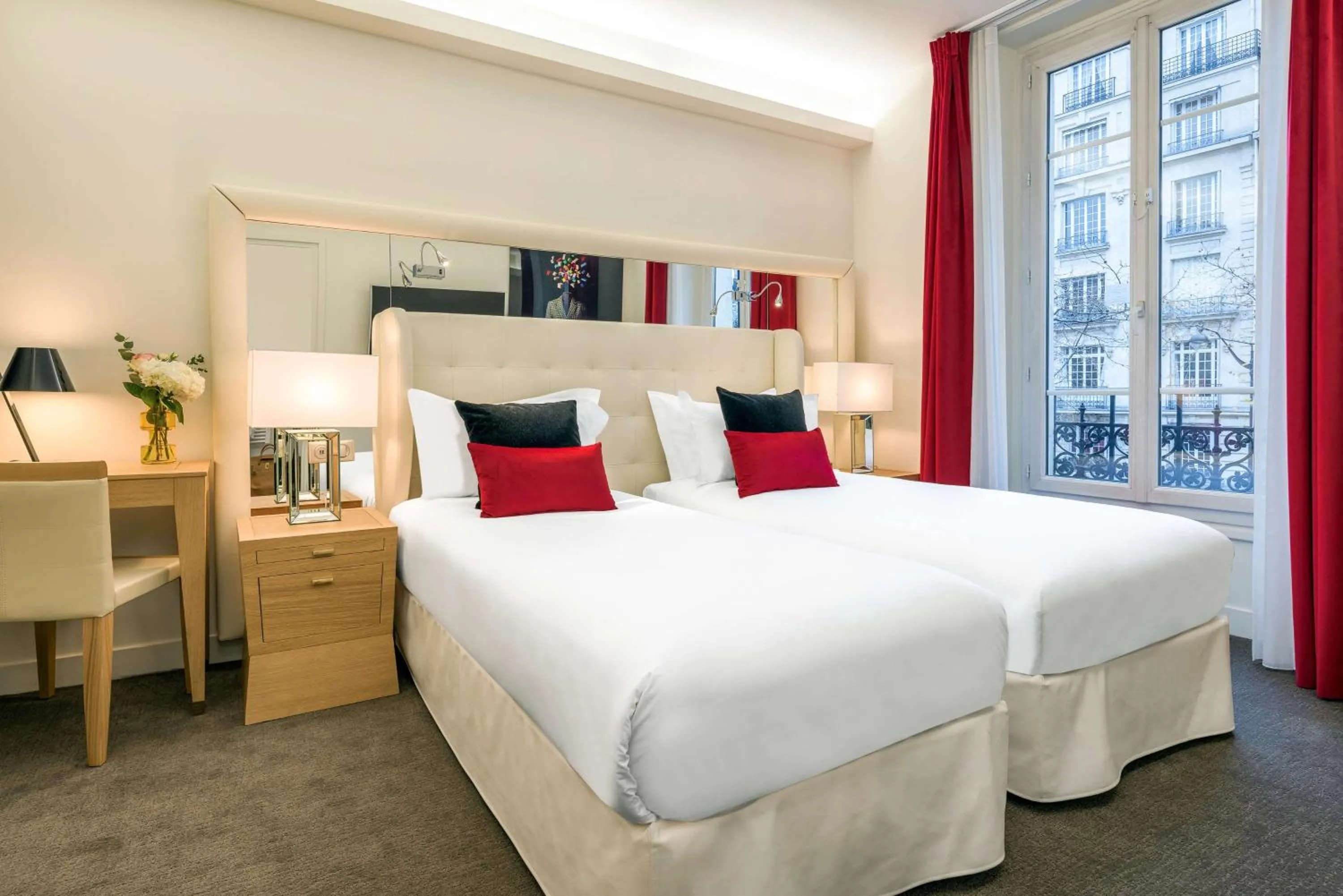 Bedroom, Bed in Hotel Camille Paris Tapestry Collection by Hilton