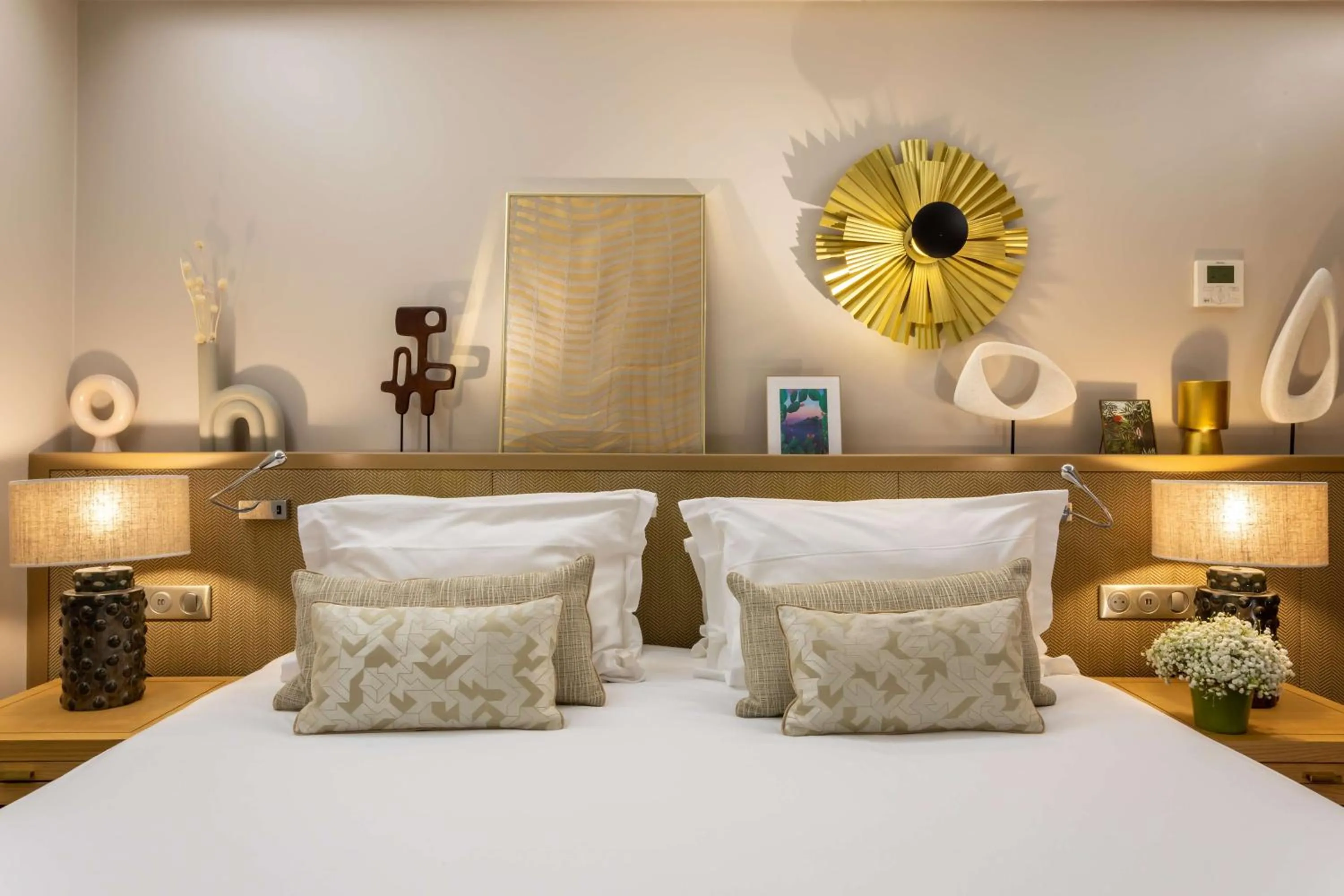 Bed in Hotel Camille Paris Tapestry Collection by Hilton