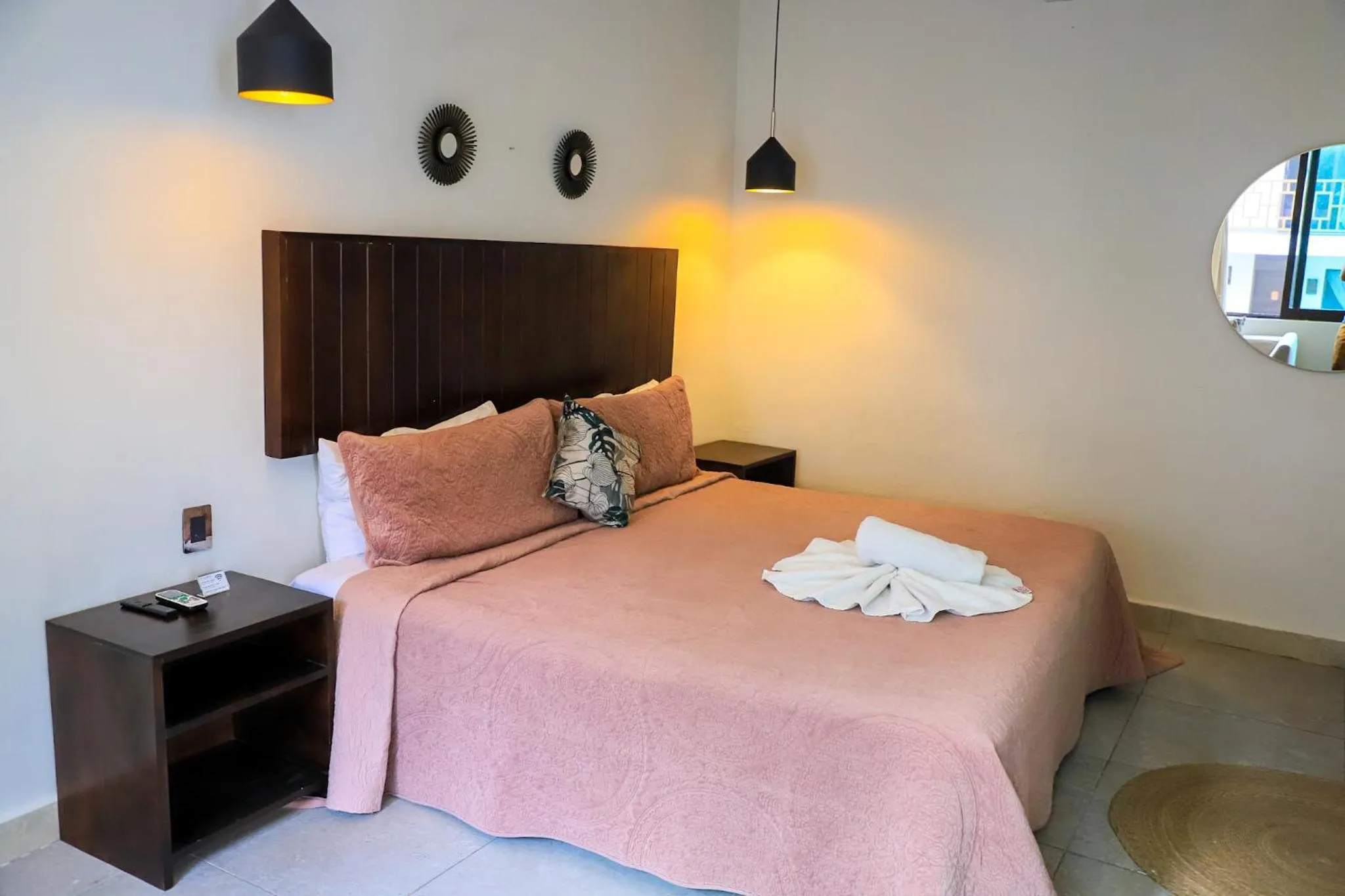 Bed in Hotel Diosa del Agua Bacalar