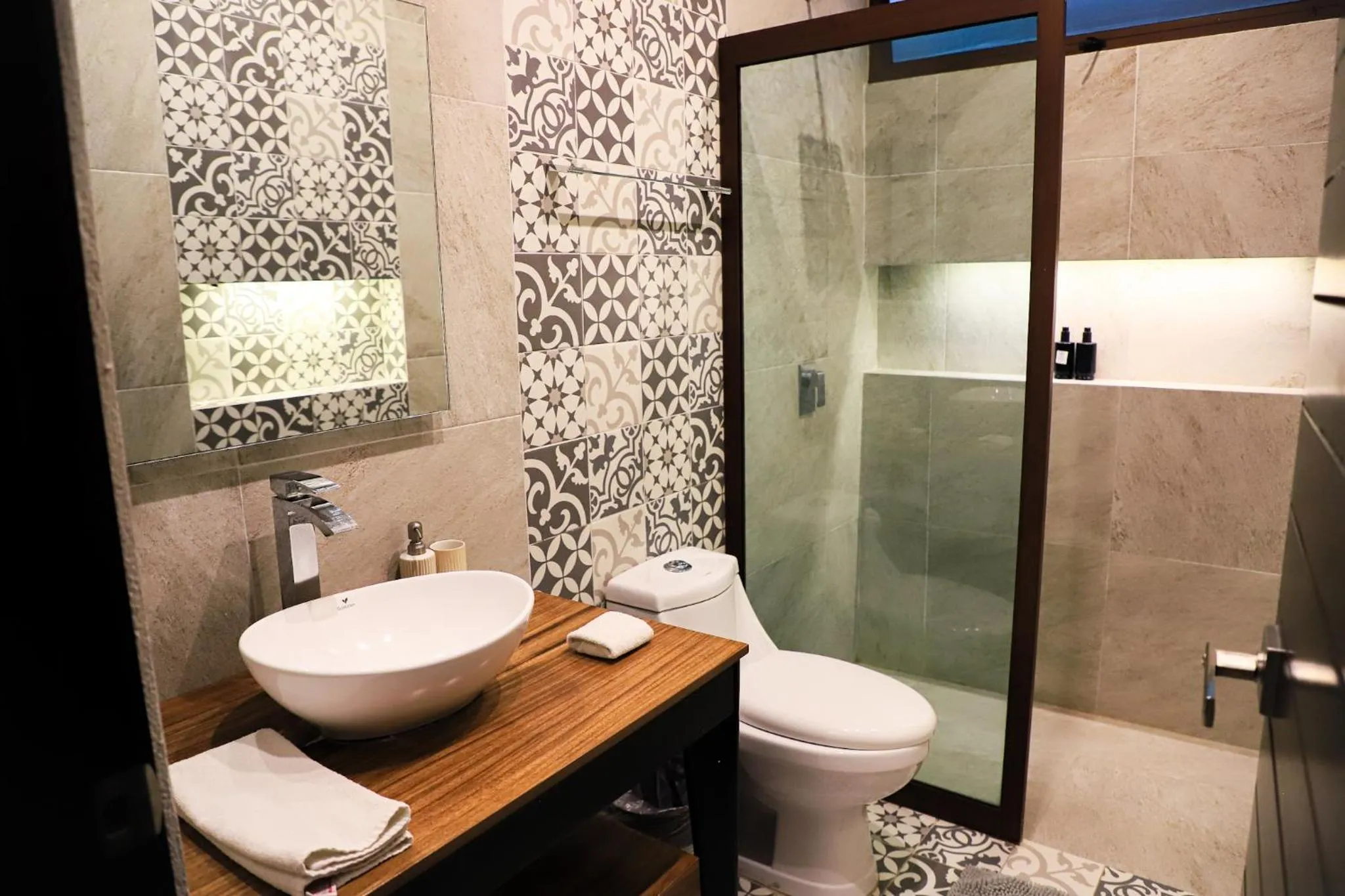 Shower in Hotel Diosa del Agua Bacalar