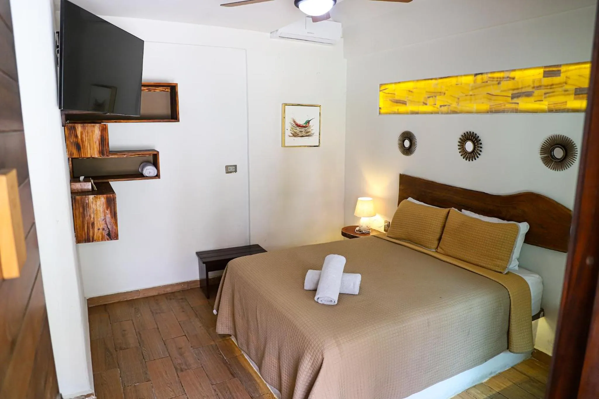 Bed in Hotel Diosa del Agua Bacalar