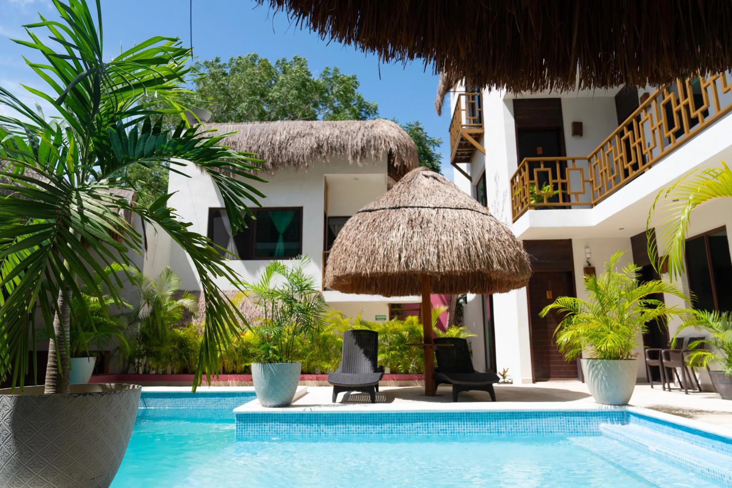 Property building in Hotel Diosa del Agua Bacalar