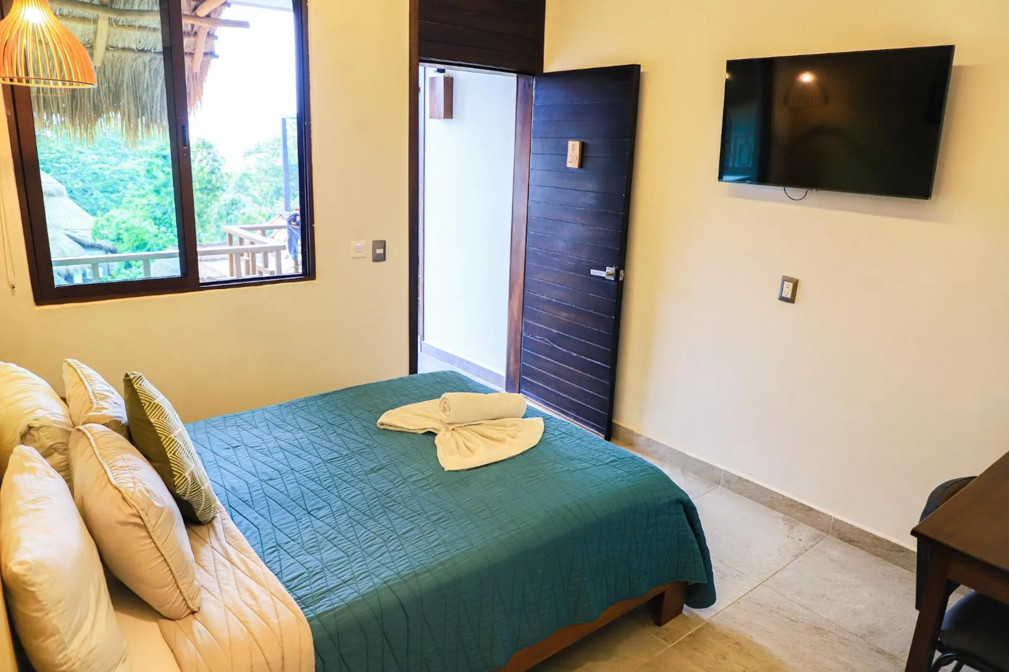 Bed in Hotel Diosa del Agua Bacalar