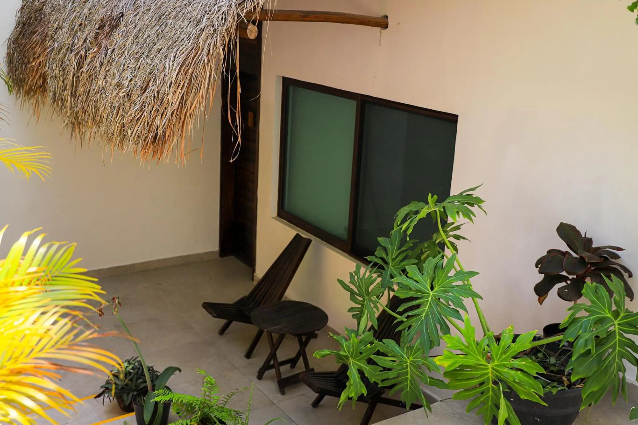 Garden view in Hotel Diosa del Agua Bacalar