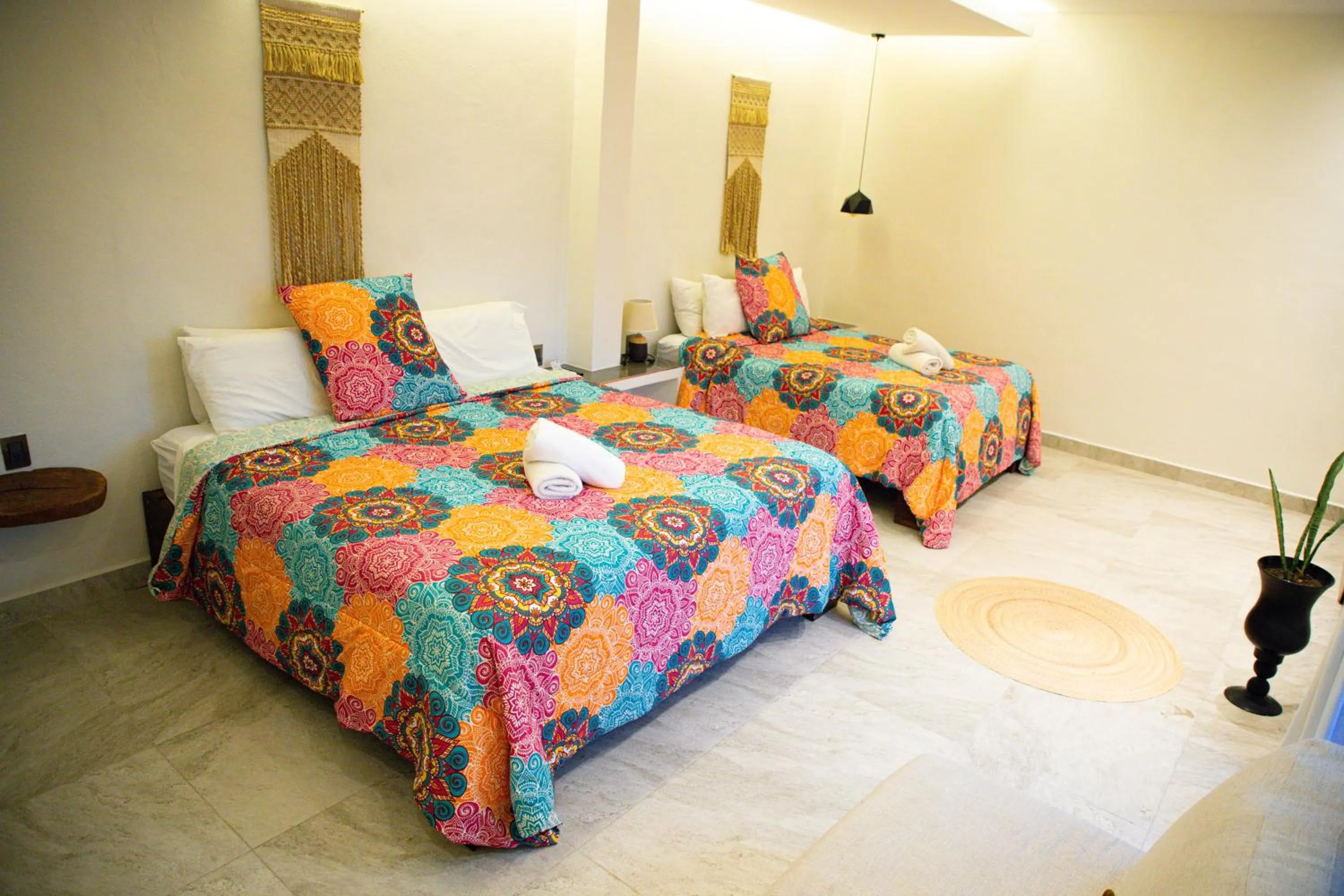 Bed in Hotel Diosa del Agua Bacalar