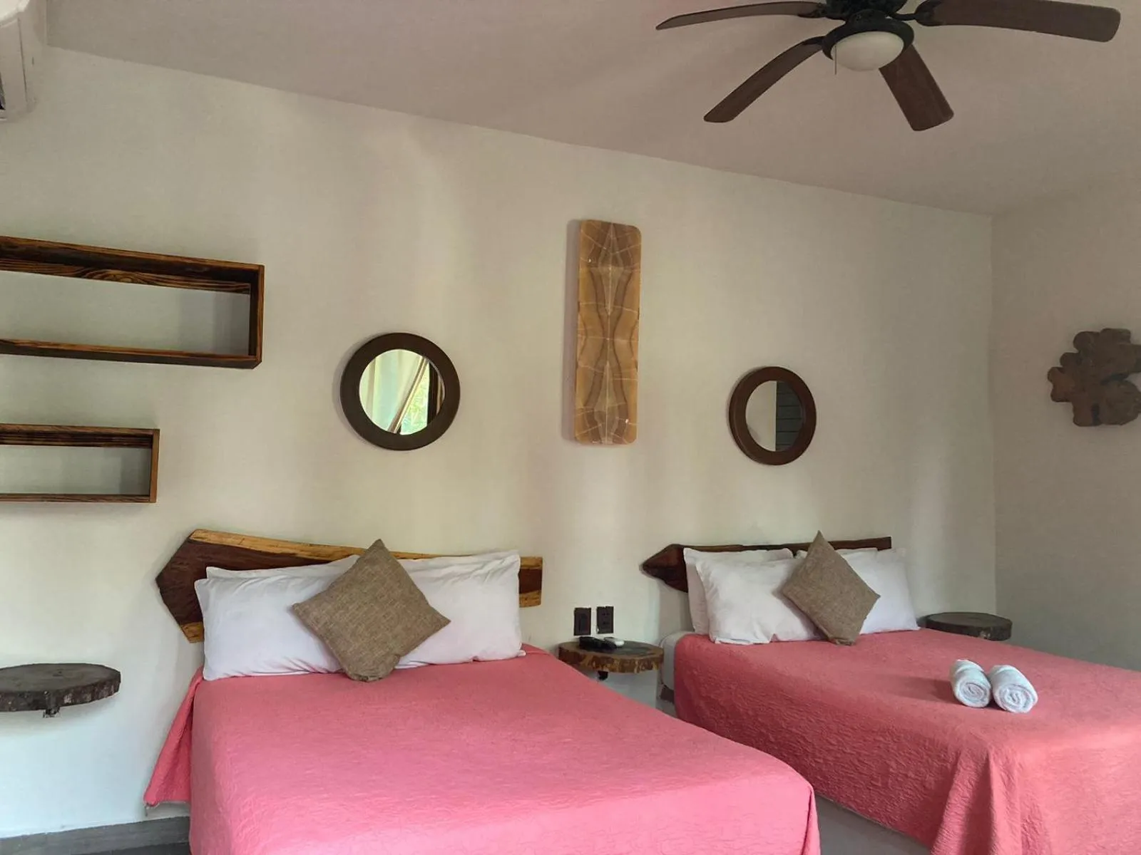 Standard Double Room with Two Double Beds - single occupancy in Hotel Diosa del Agua Bacalar
