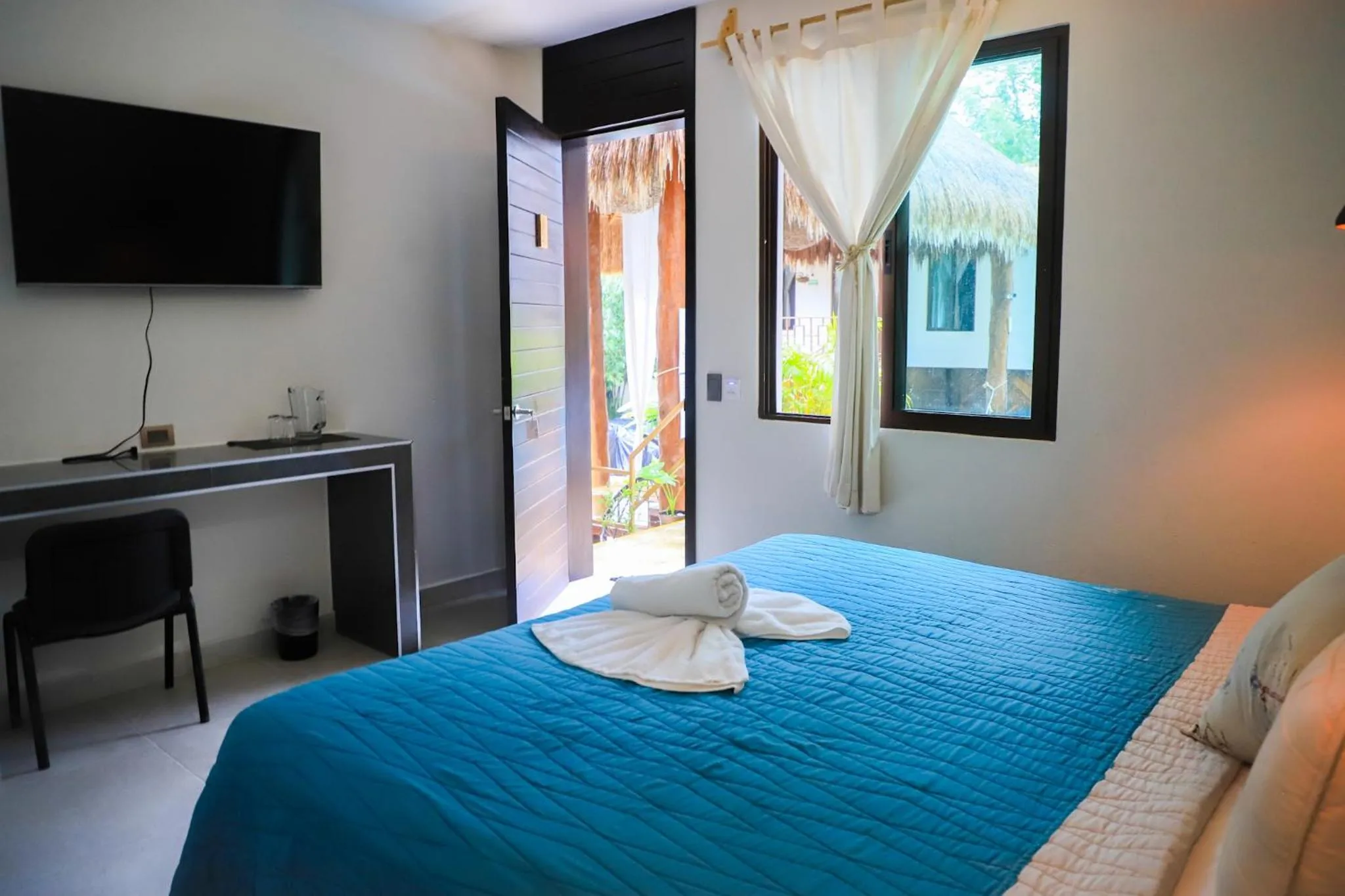 Bed in Hotel Diosa del Agua Bacalar