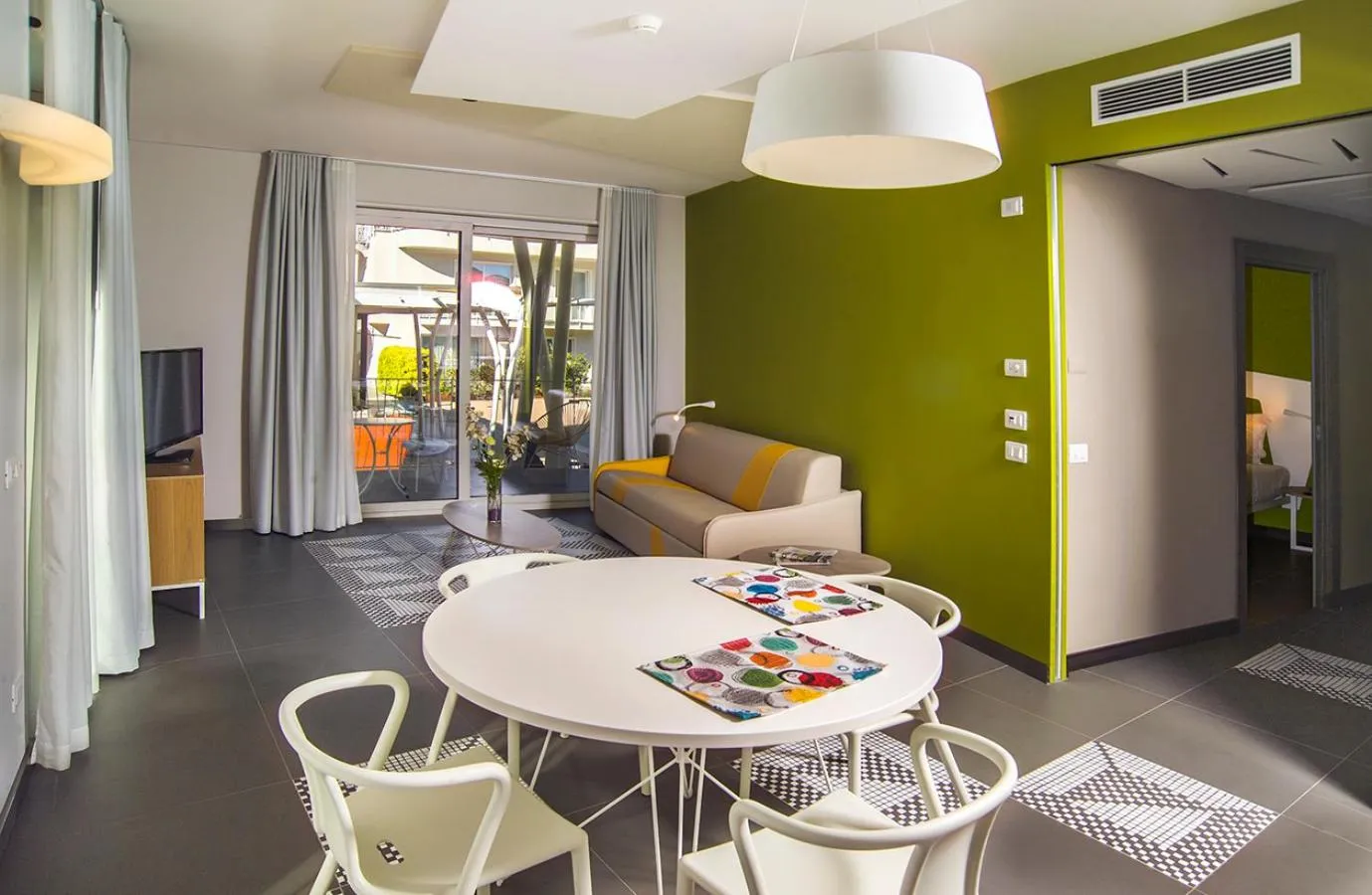 Living room in Ciclope Resort