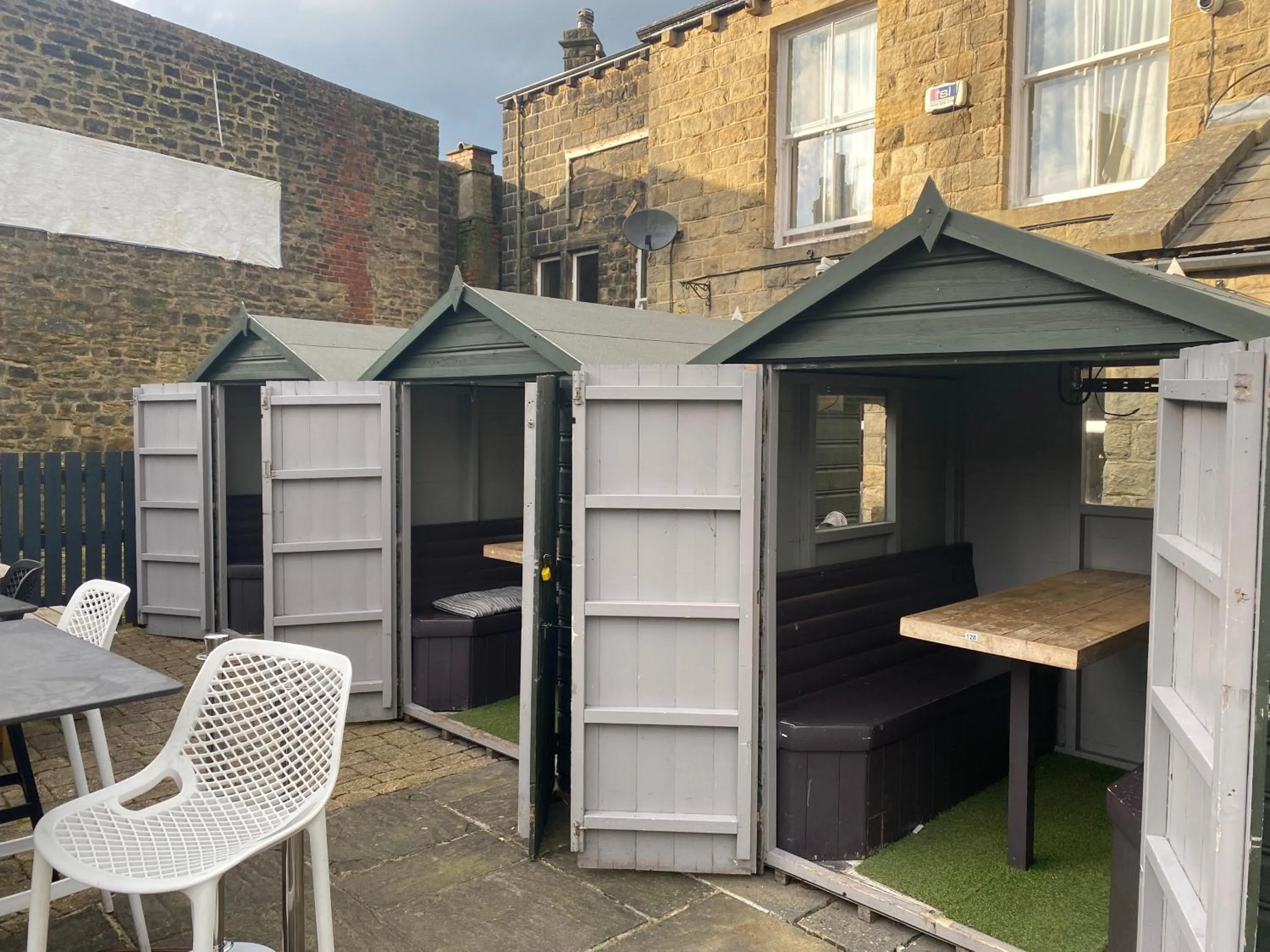 Patio in The Black Hat