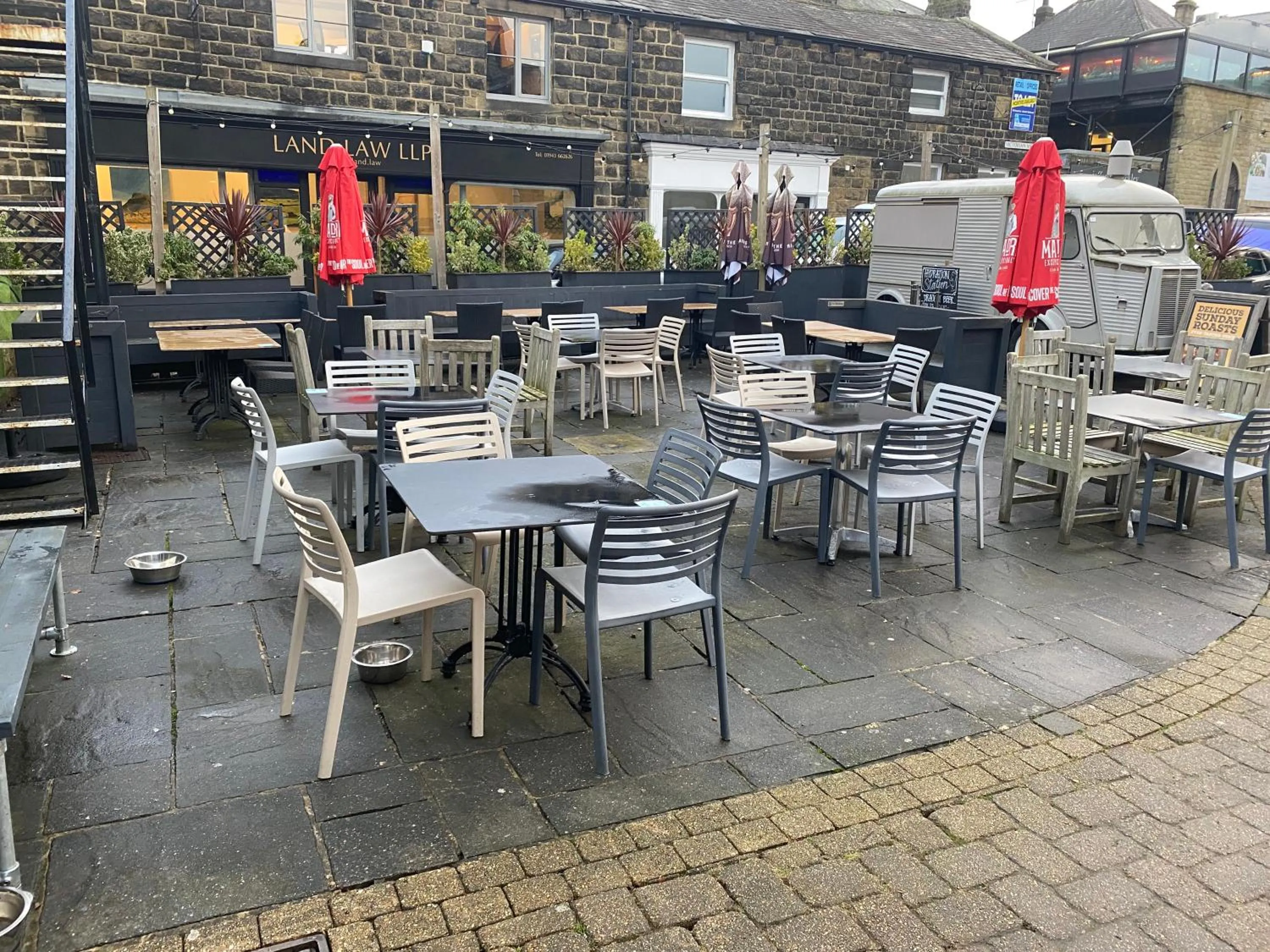 Patio in The Black Hat